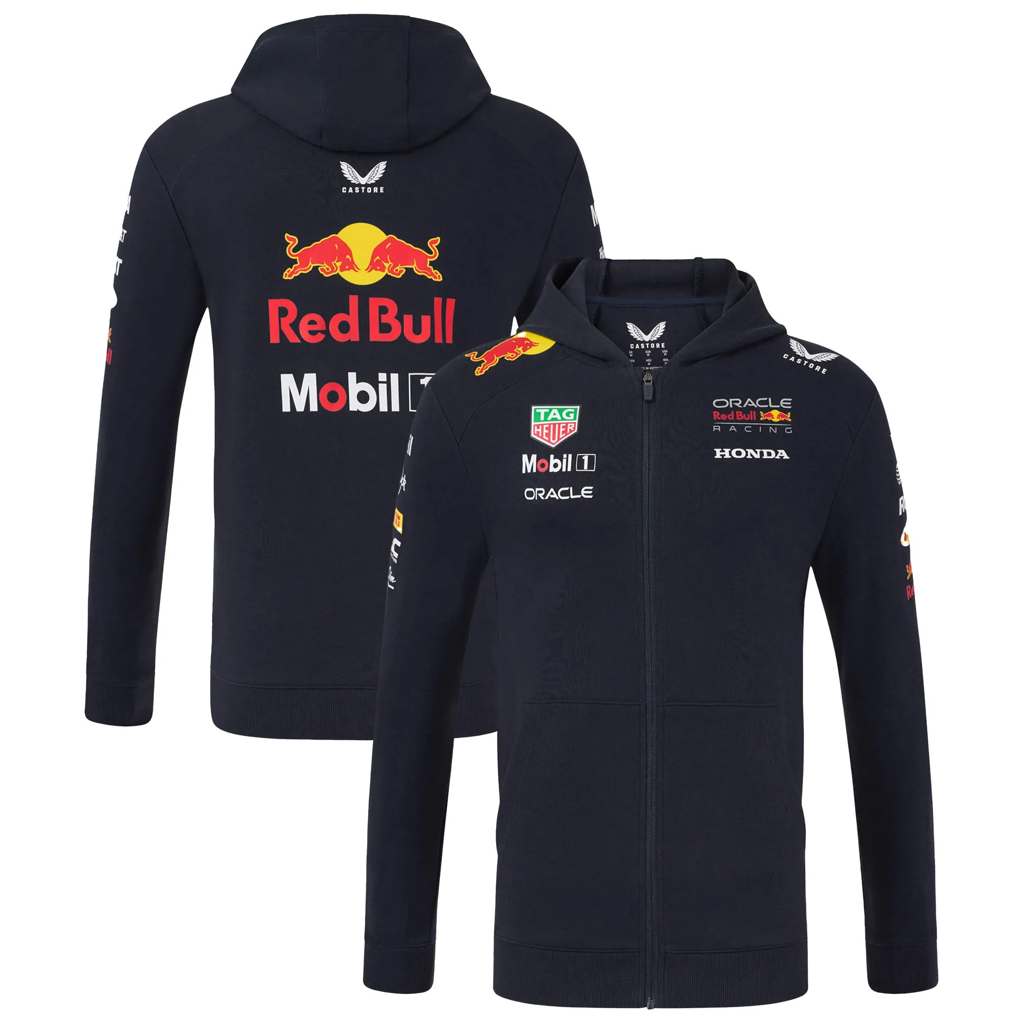 Red Bull Racing 2025 Team Full Zip Hoodie - Unisex