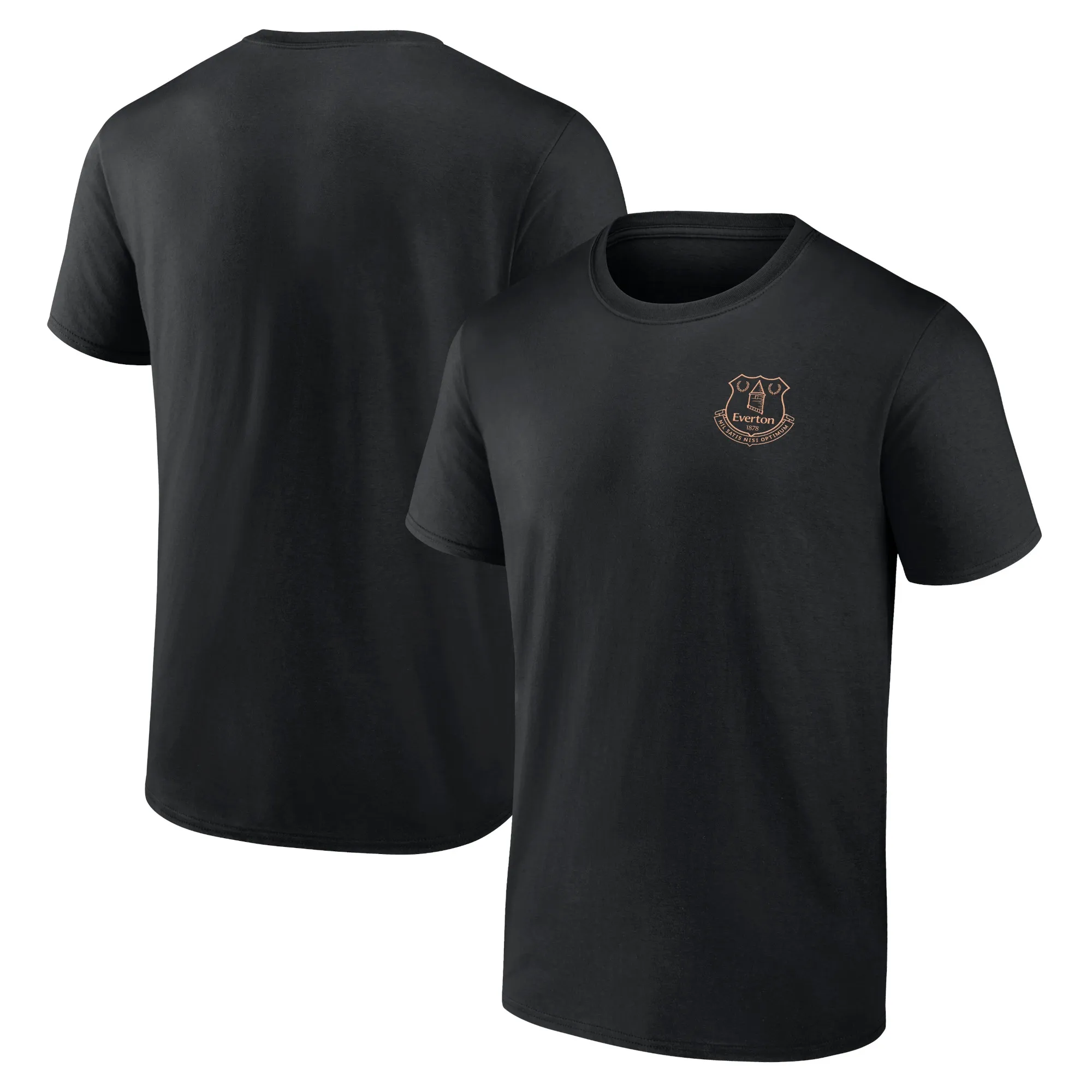 Everton Essentials Small Crest T-Shirt - Black - Mens