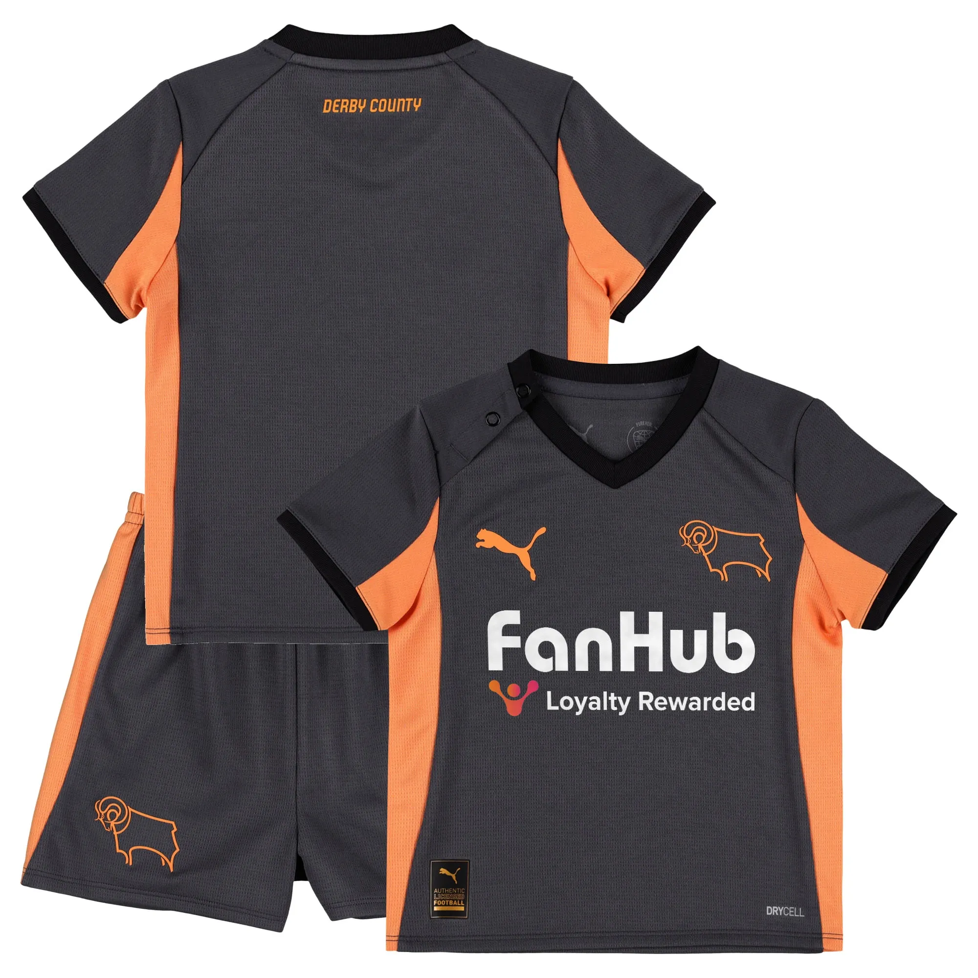 Derby County PUMA Away Infants Kit 2025-26