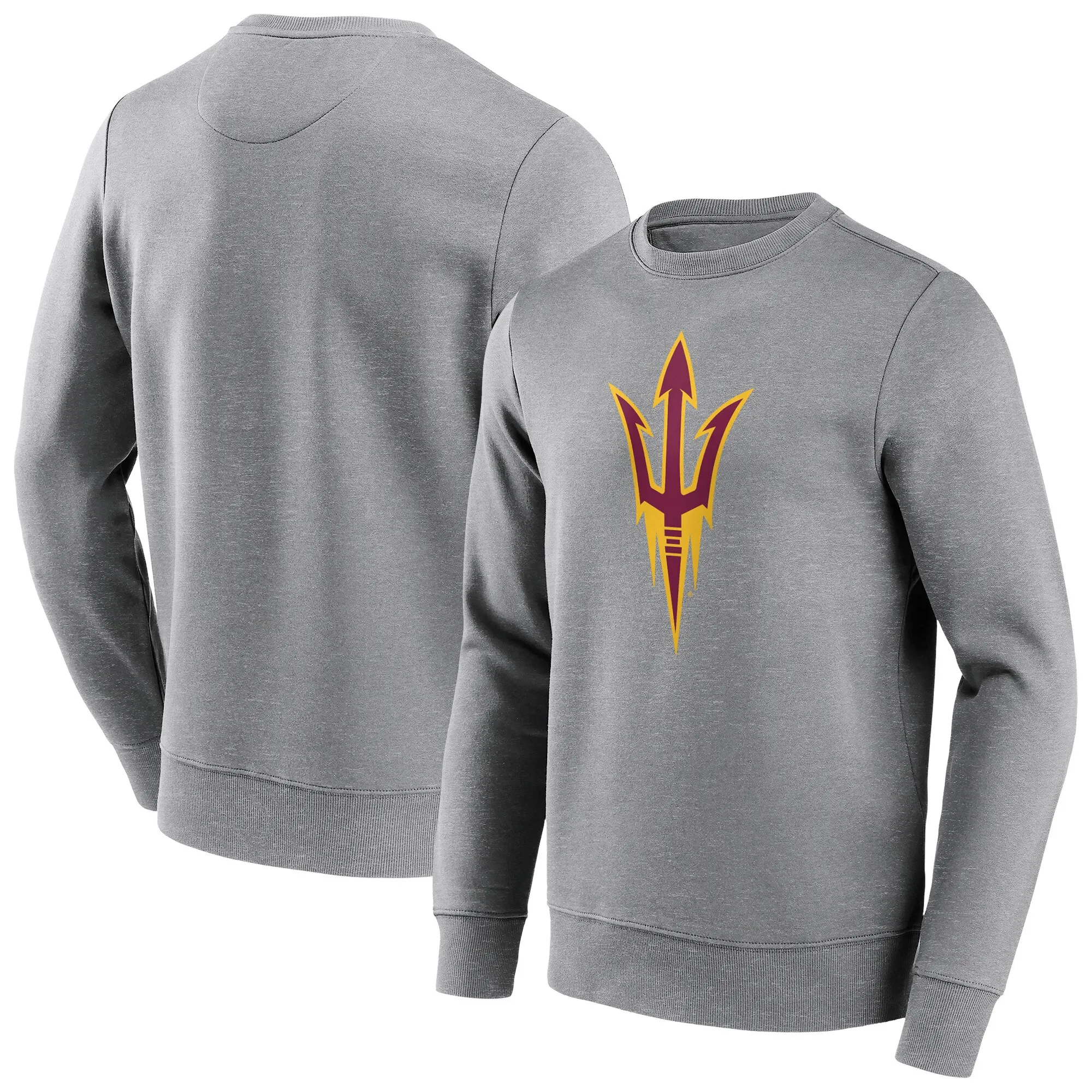 NCAA Arizona State Sun Devils Primary Logo Graphic Crew Sweatshirt - Mens
