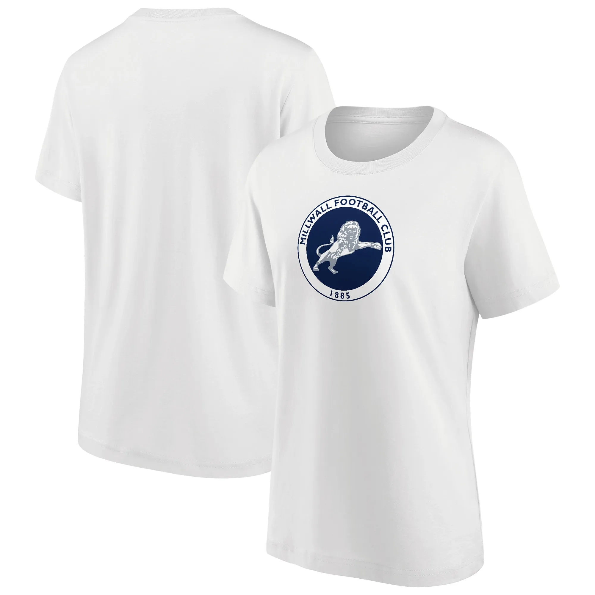 Millwall Primary Logo Graphic T-Shirt - White - Womens