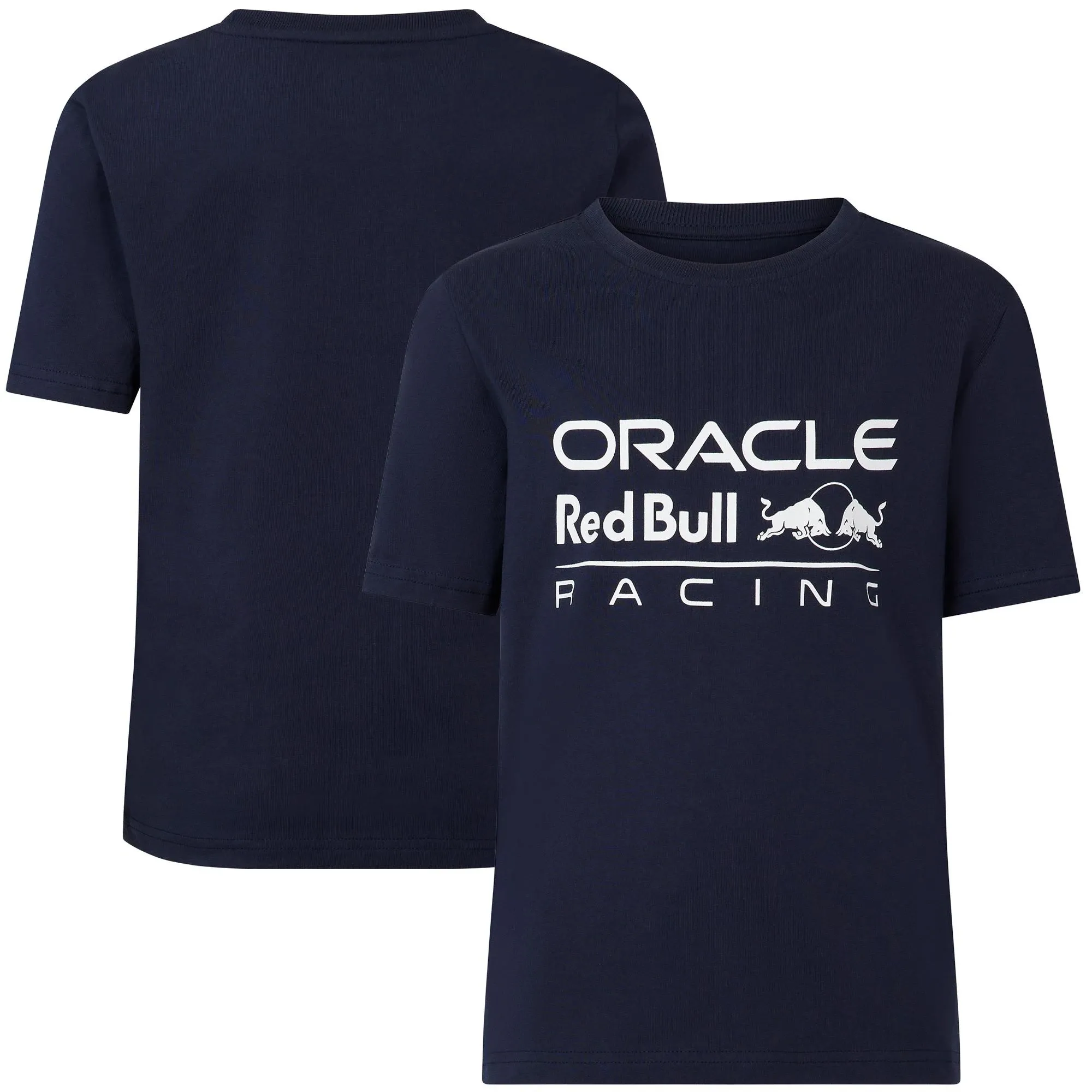 Oracle Red Bull Racing Large Logo T-Shirt - Navy - Kids