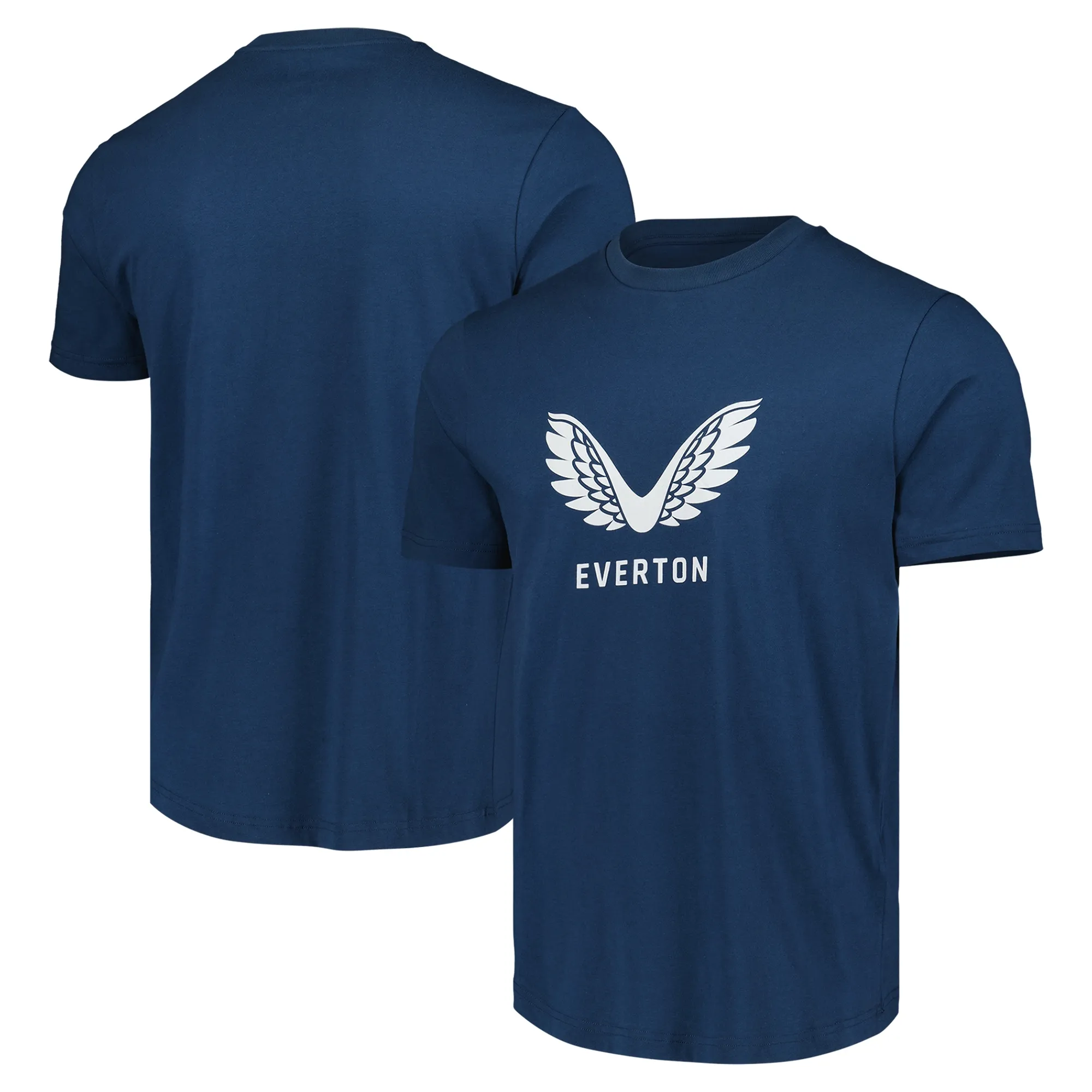 Everton Castore Coaches Presentation Logo T-Shirt - Navy
