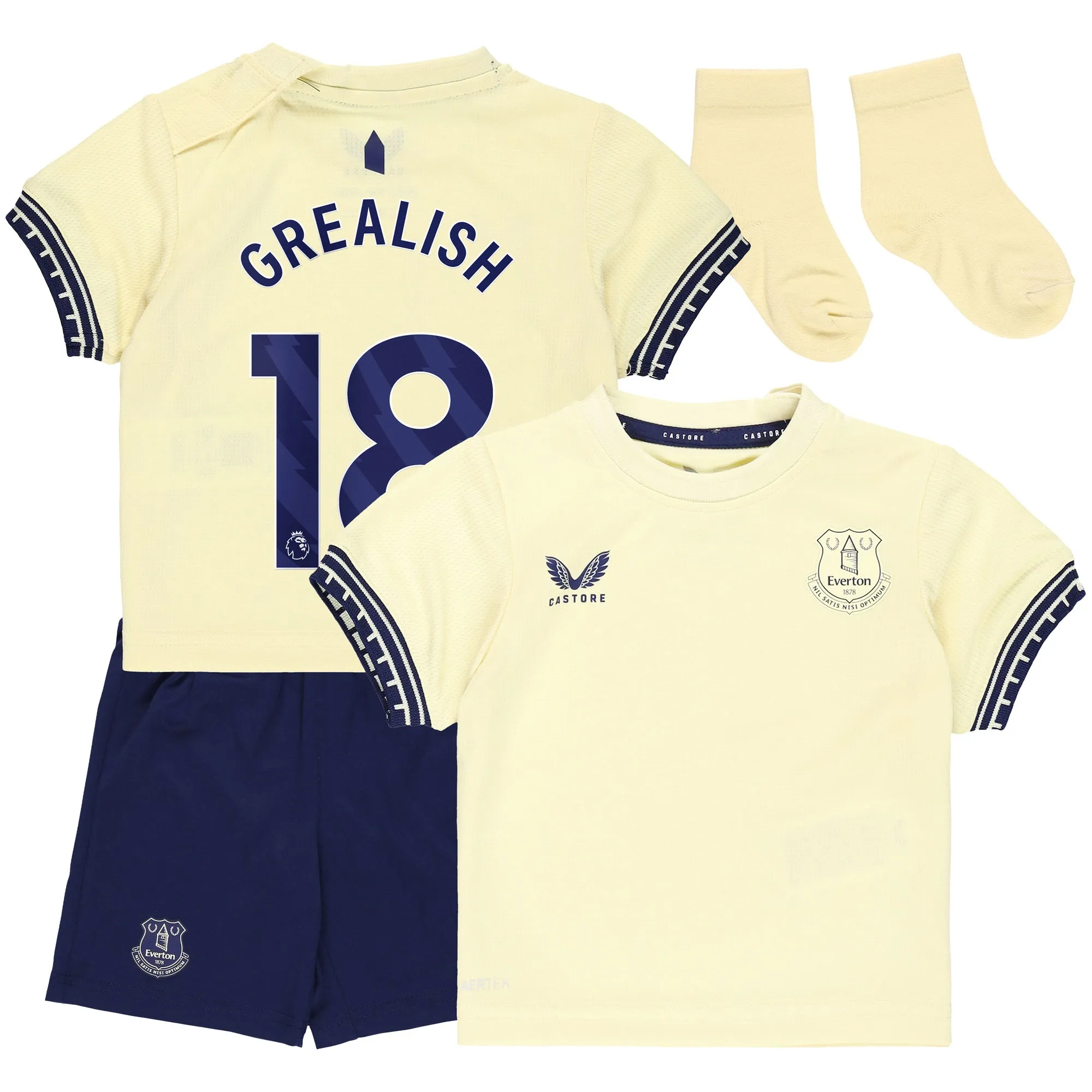 Everton Castore Away Baby Kit 2025-26