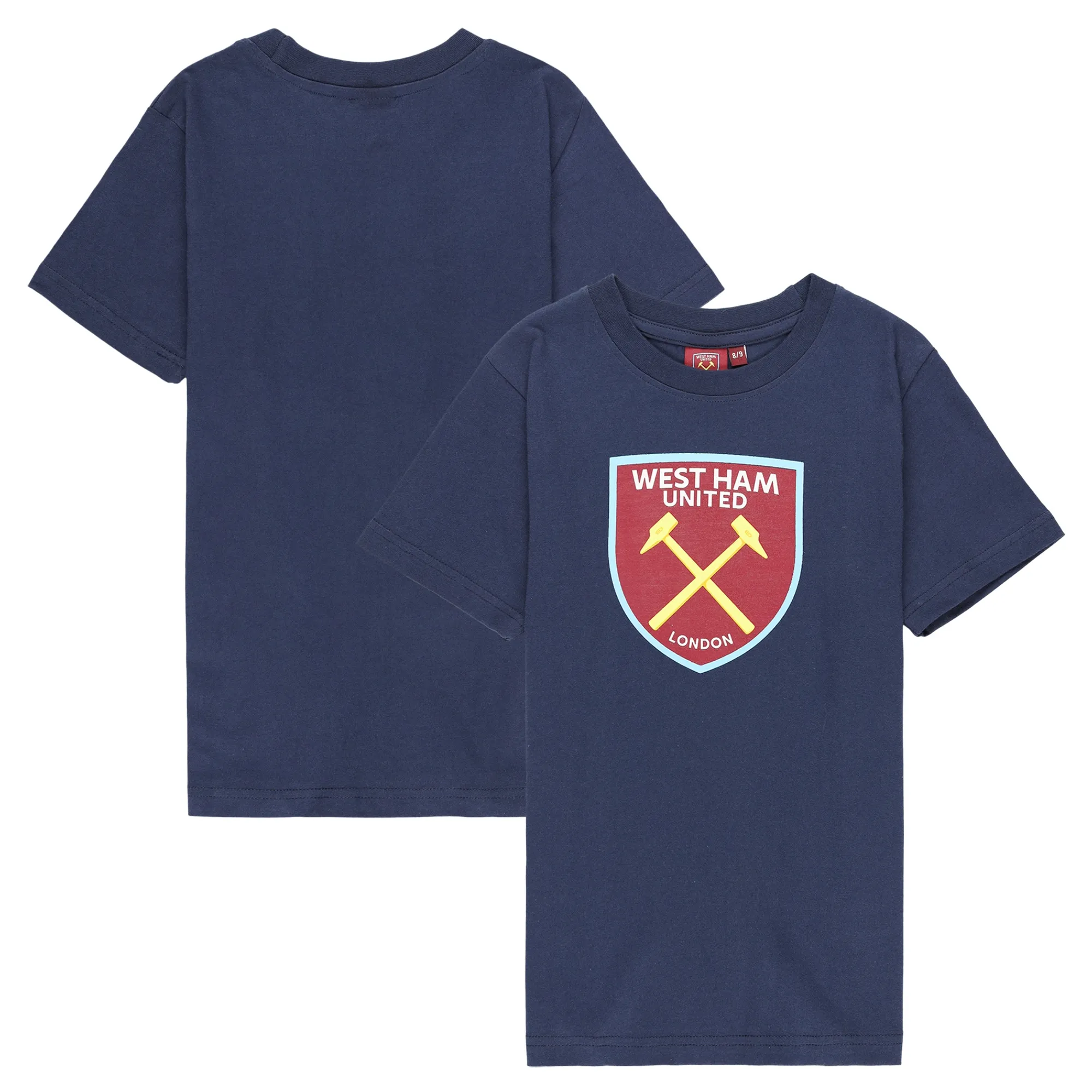 West Ham United Core Crest T-Shirt - Navy - Kids
