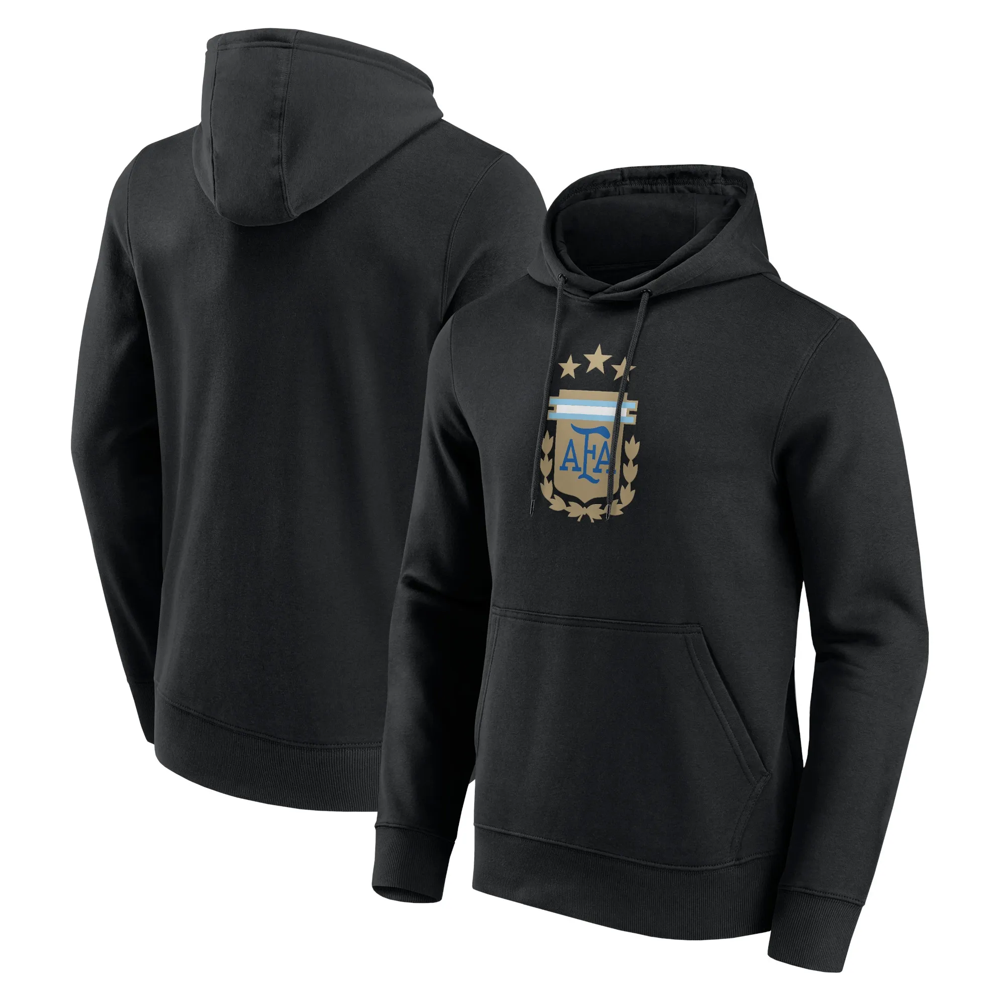 Argentina Primary Logo Graphic Hoodie - Black - Mens