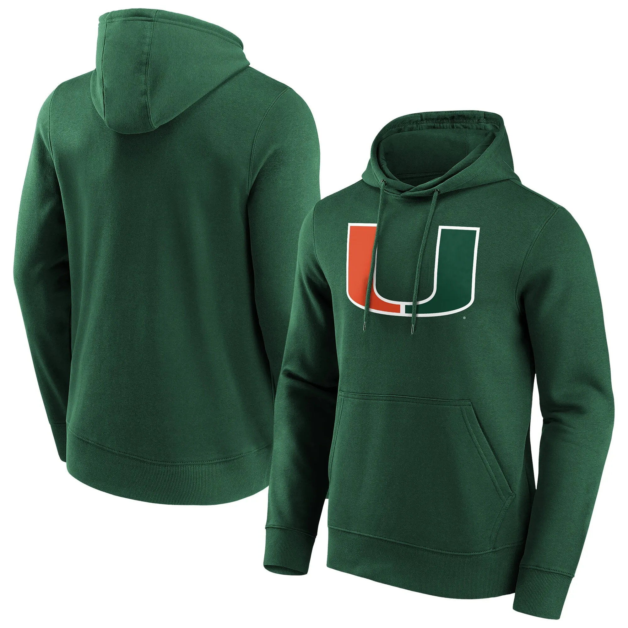 NCAA Miami Hurricanes Primary Logo Graphic Hoodie - Mens