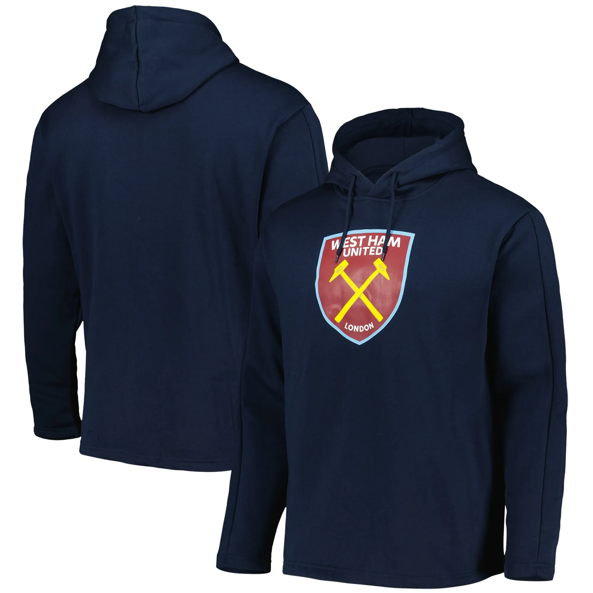 West Ham United Core Crest Hoodie - Navy - Men's