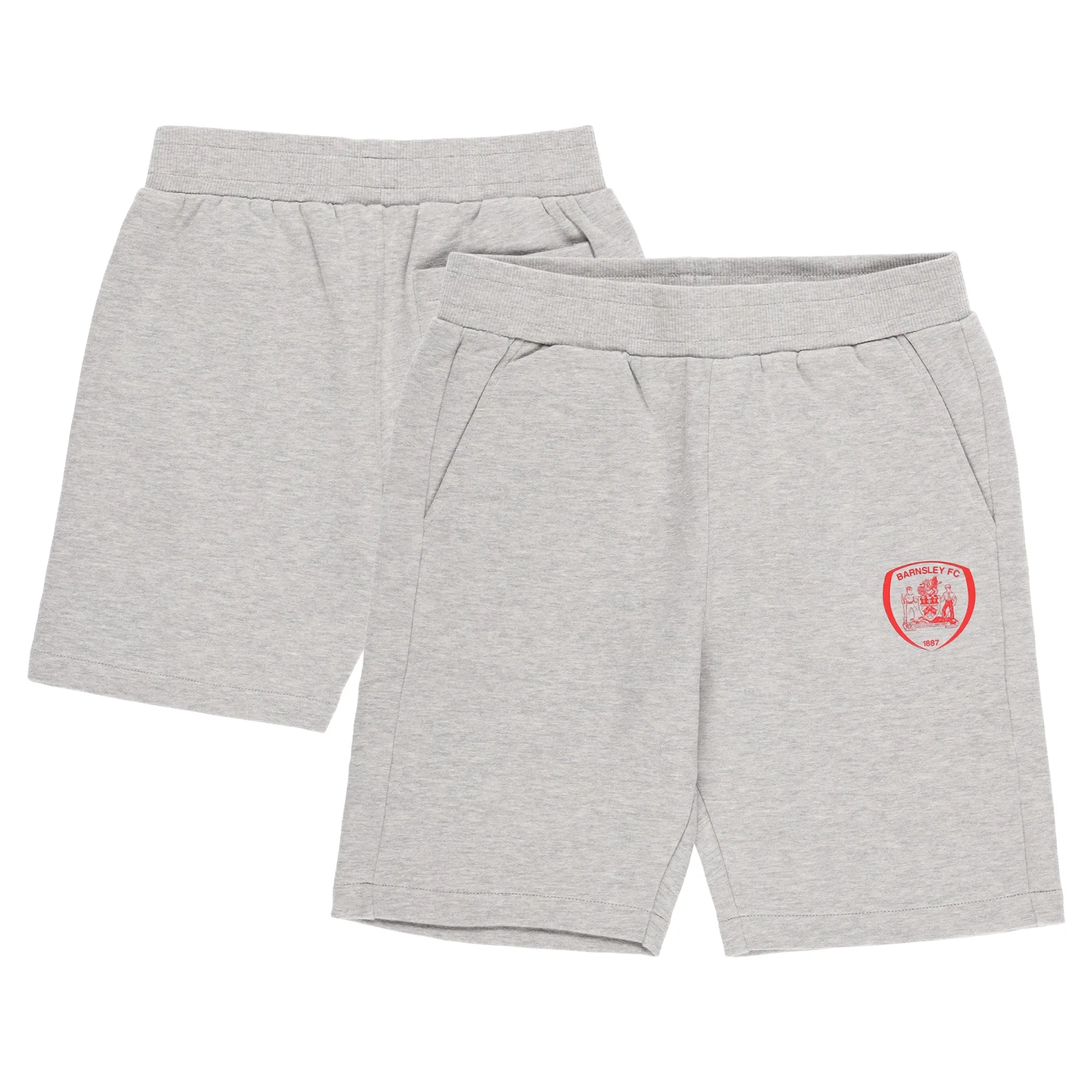 Barnsley Sweat Shorts - Grey Marl - Boys