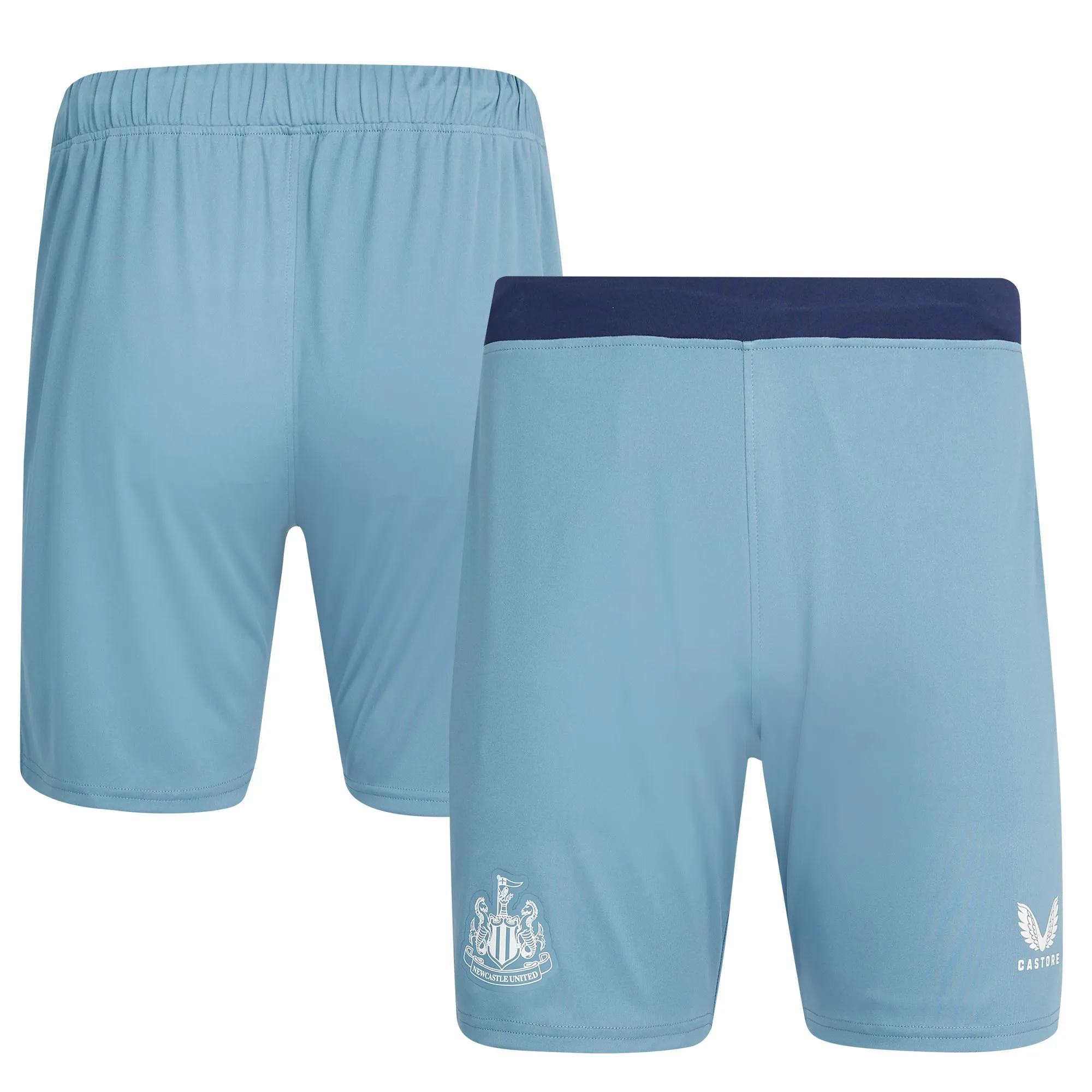 Newcastle United Castore Players Training Shorts - Blue