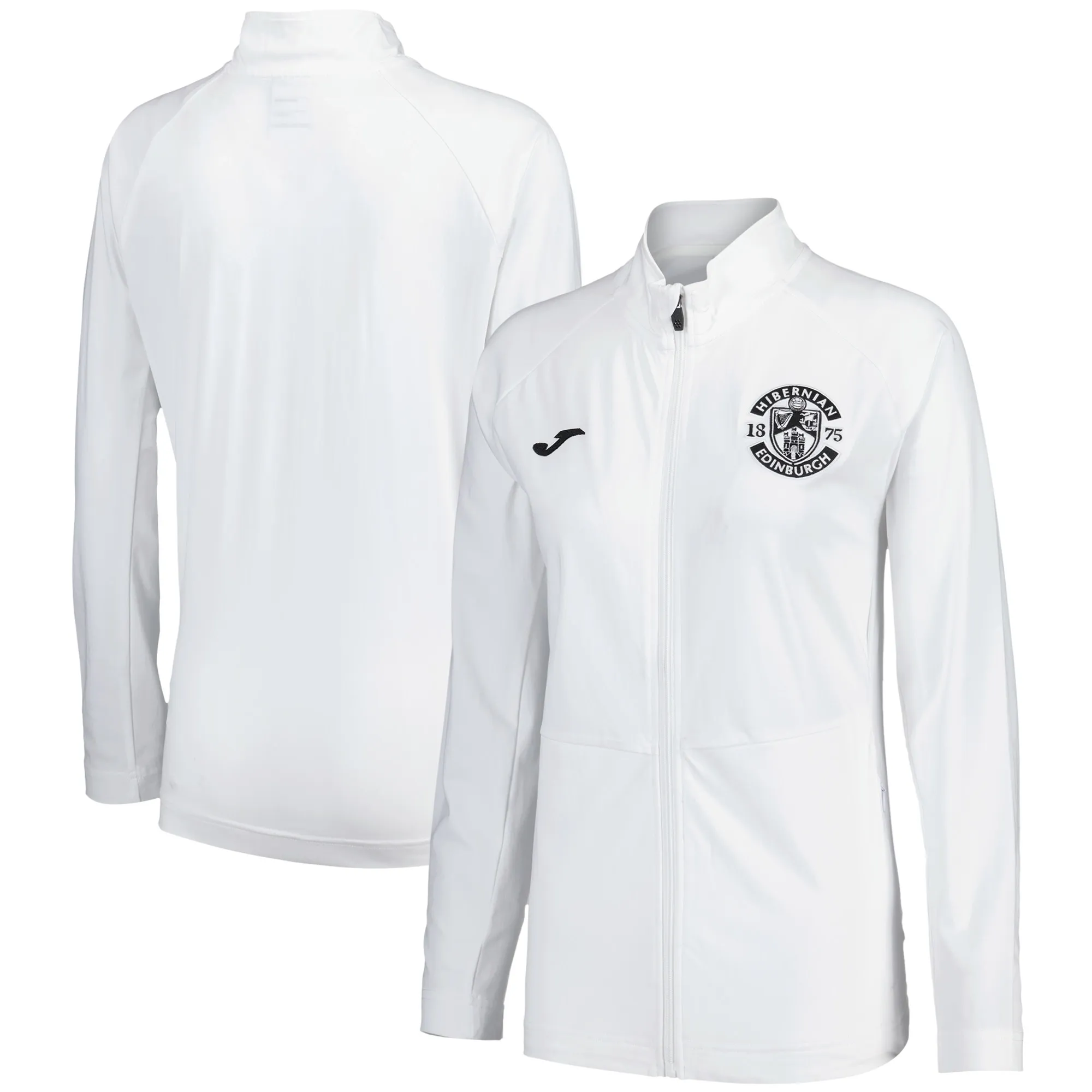 Hibernian Joma Pre Match Jacket - White - Kids