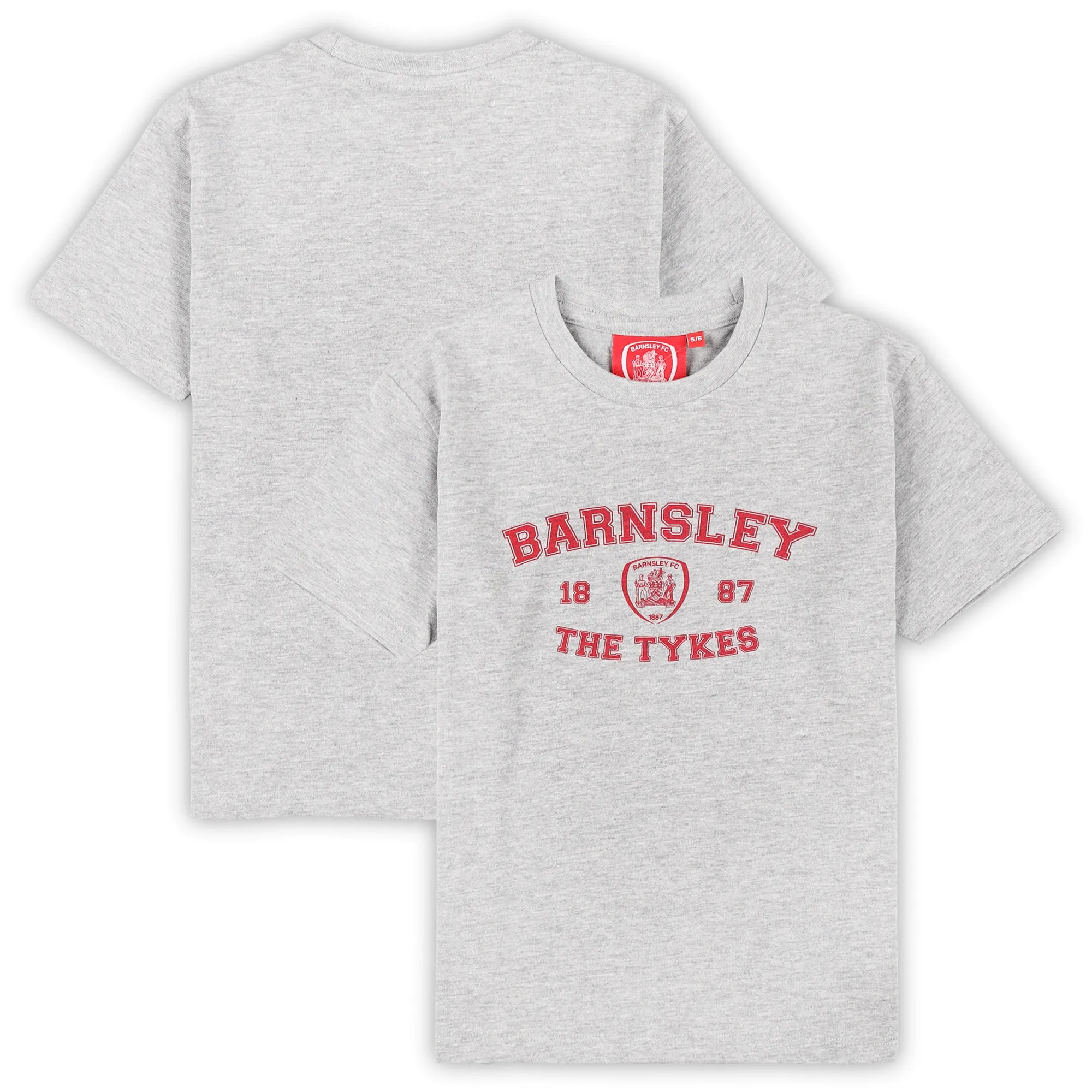 Barnsley Play To Win T-Shirt - Grey Marl - Boys