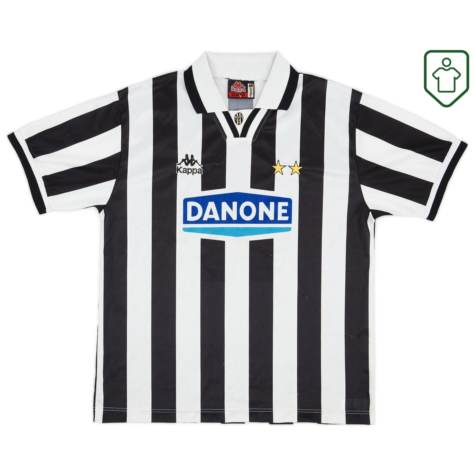 Juventus Kappa Home Shirt 1994-95 - Very Good - 6/10