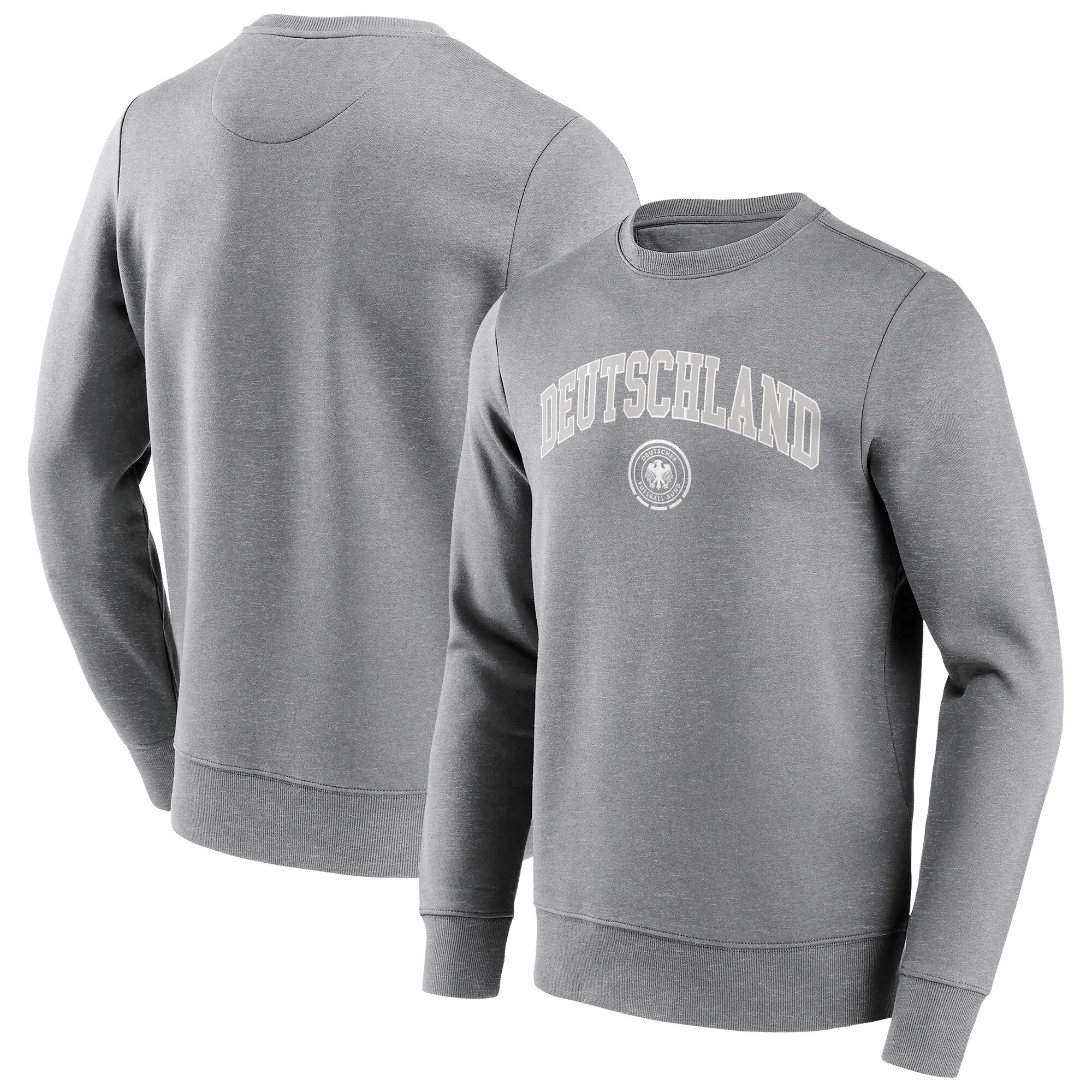 DFB Schoolyard Retro Graphic Crew Sweatshirt - Sports Grey - Mens
