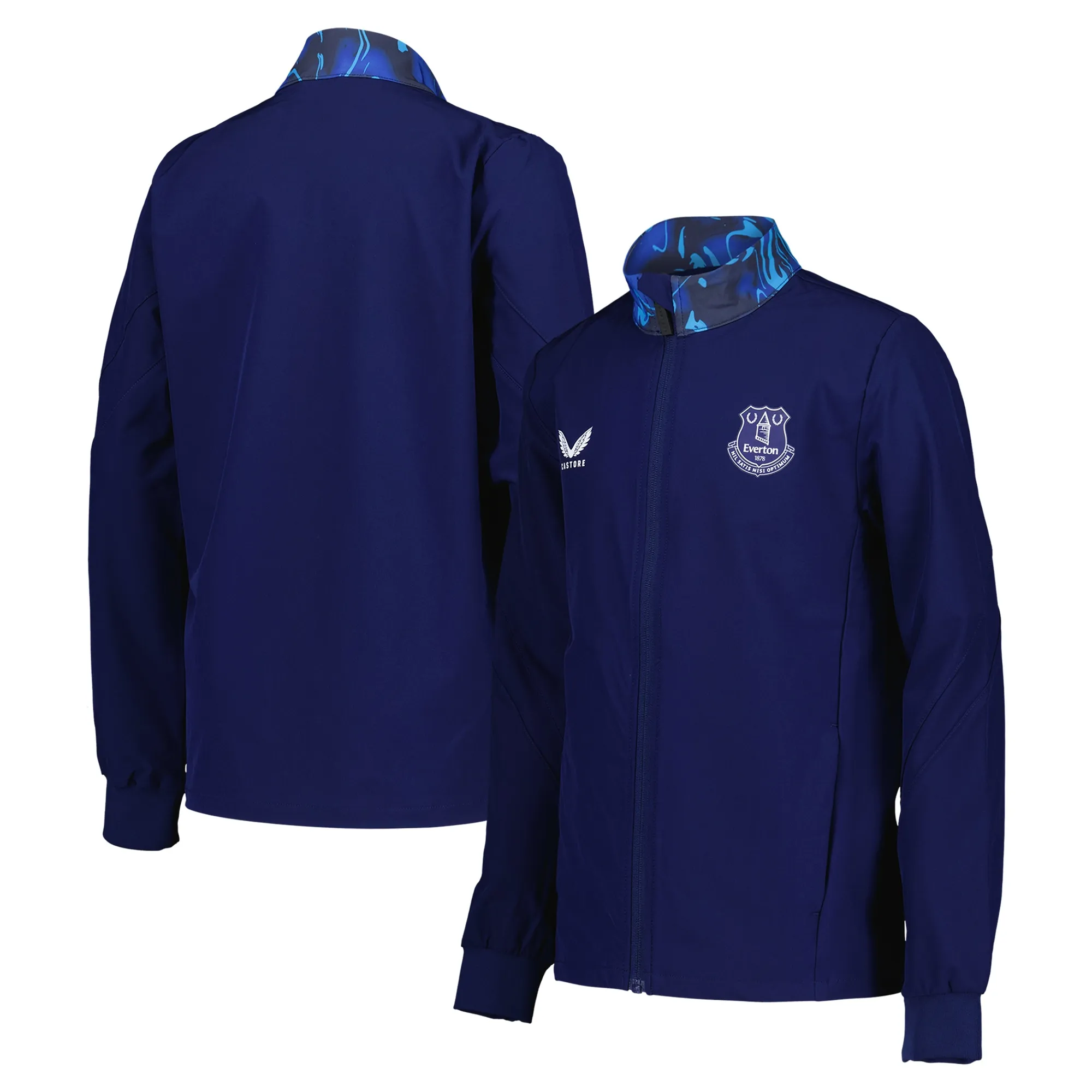 Everton Castore League Matchday Anthem Jacket - Navy - Kids
