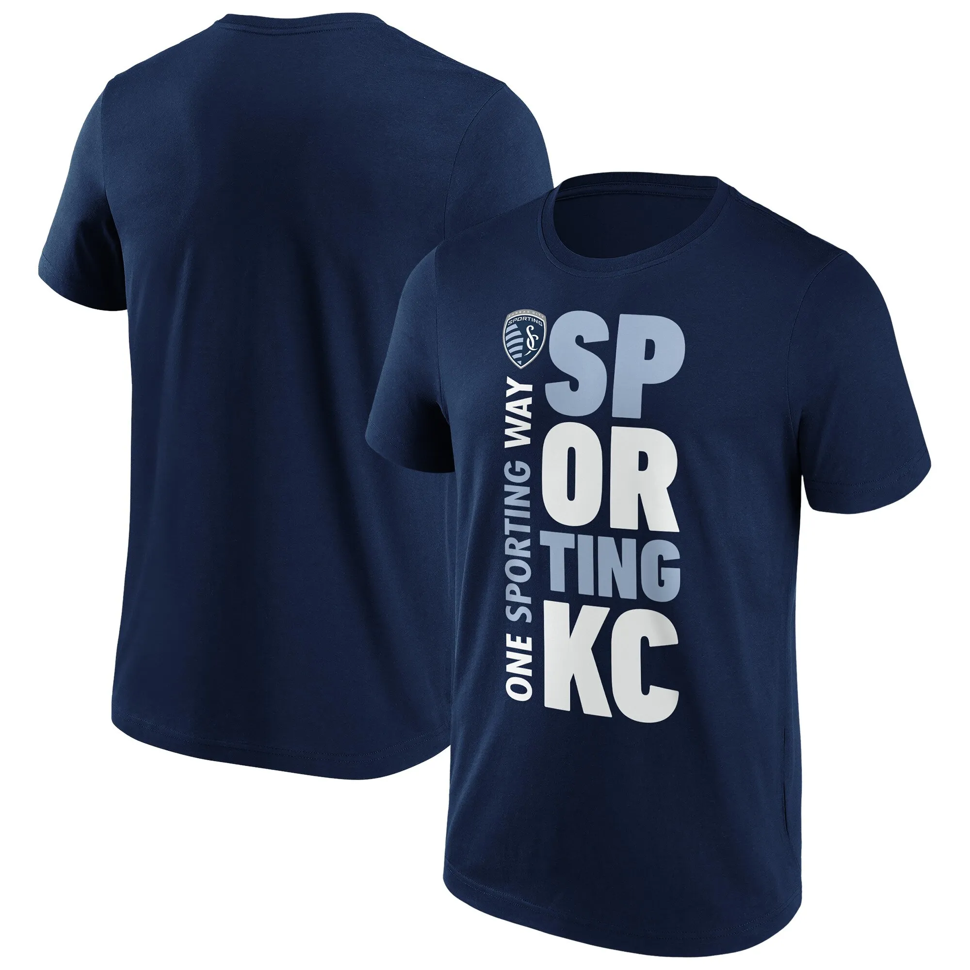 Sporting Kansas City Statement Graphic T-Shirt - Navy - Mens