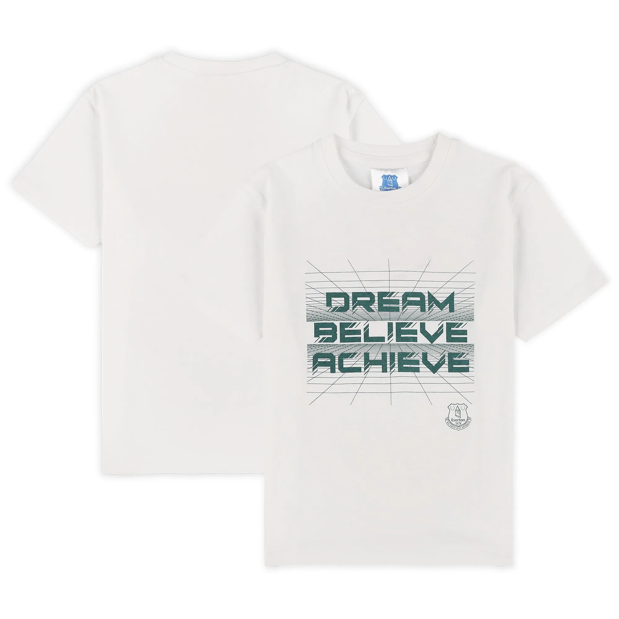 Everton Dream T-Shirt - Off White - Boys