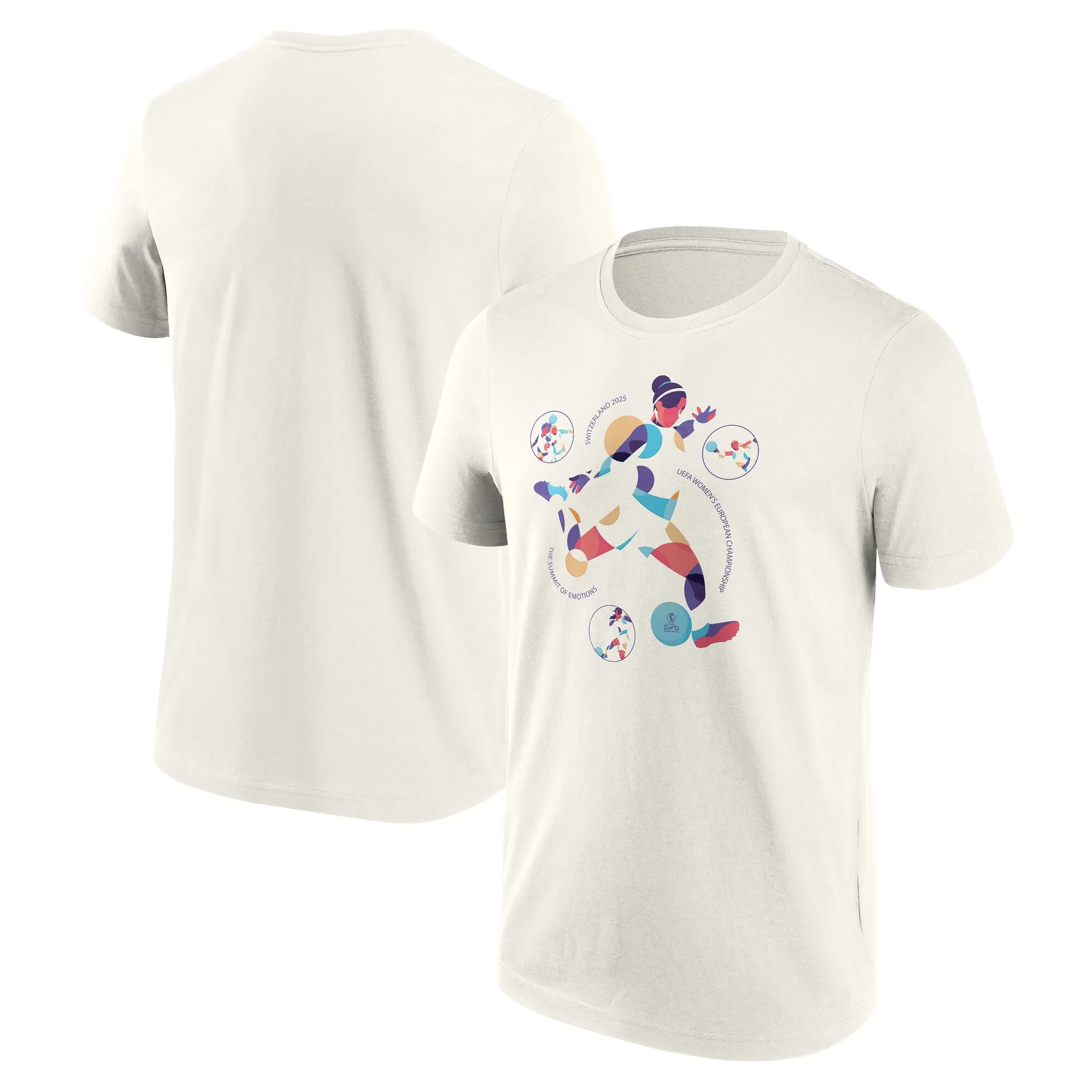 UEFA Hometown Pose Graphic T-Shirt - Off White - Mens