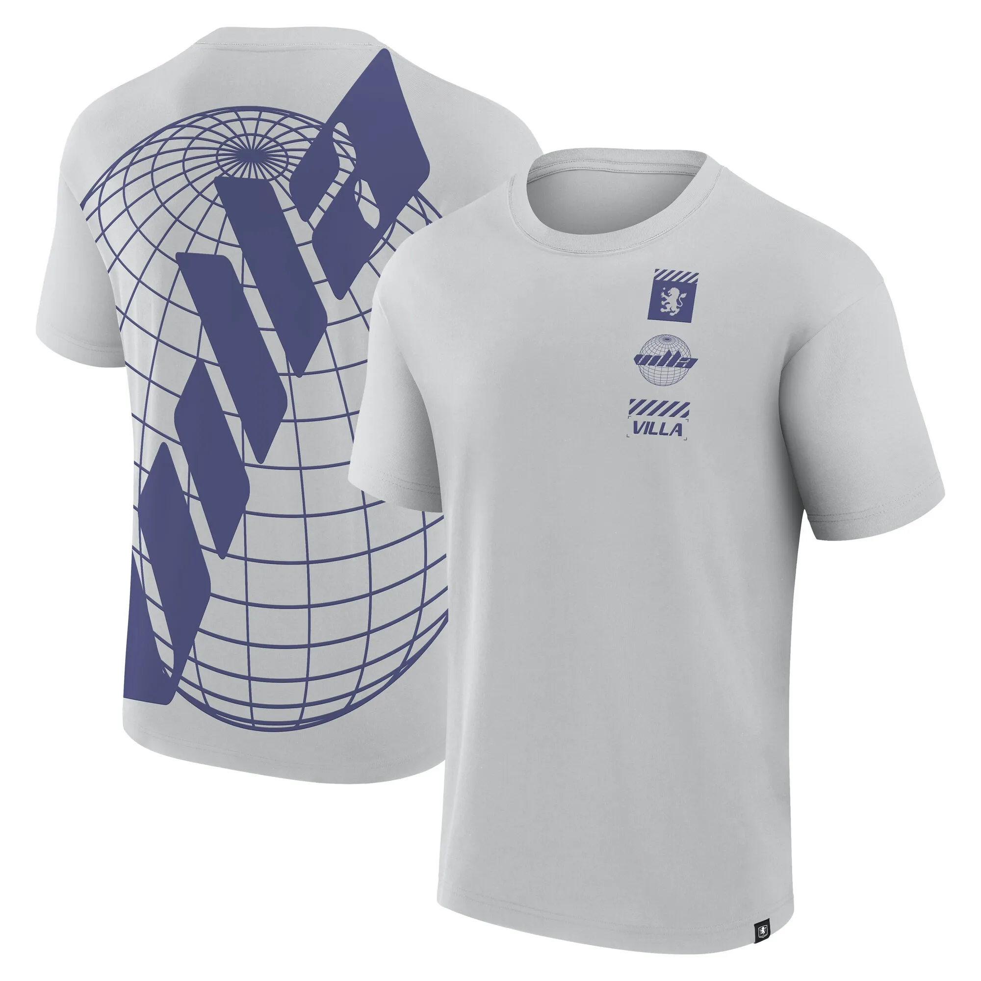 Aston Villa T-Shirt - Quiet Gray - Mens