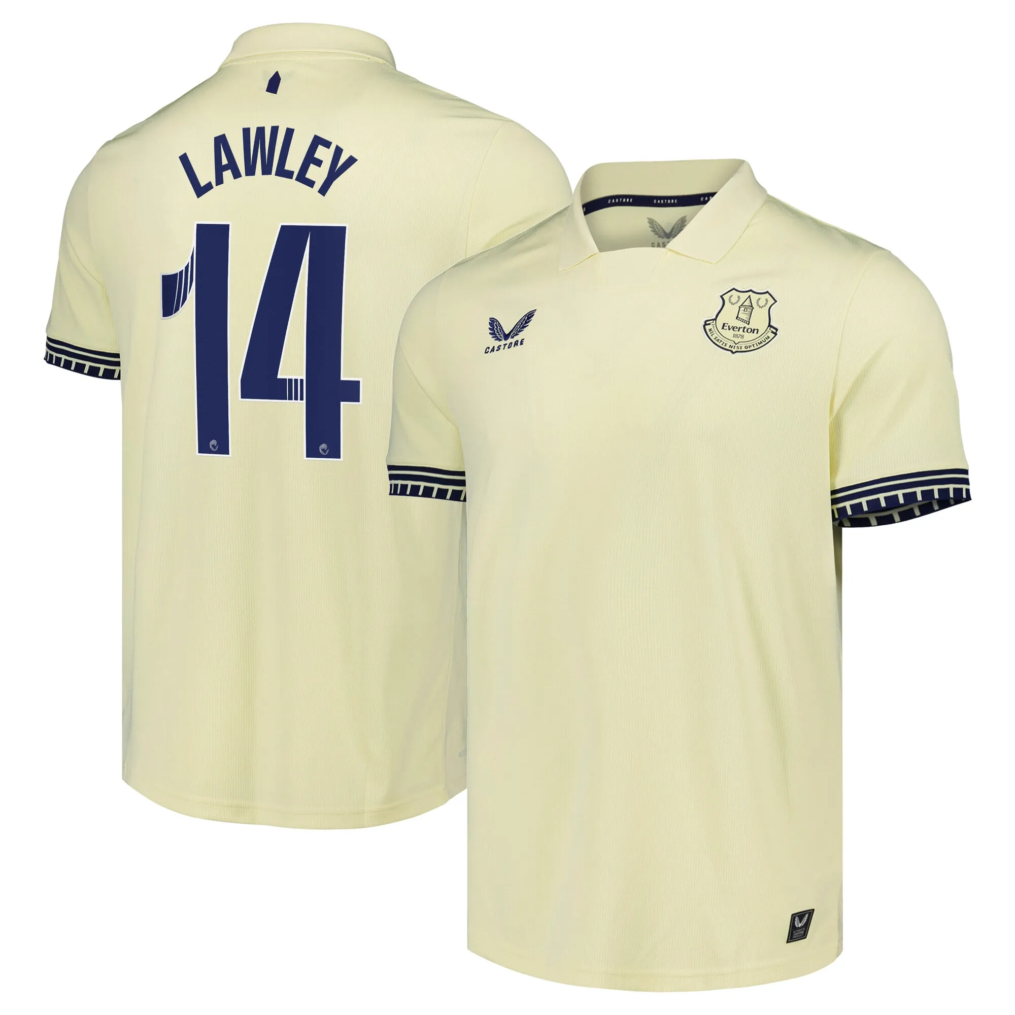 Everton Castore Away Replica Shirt 2025-26 - Unsponsored