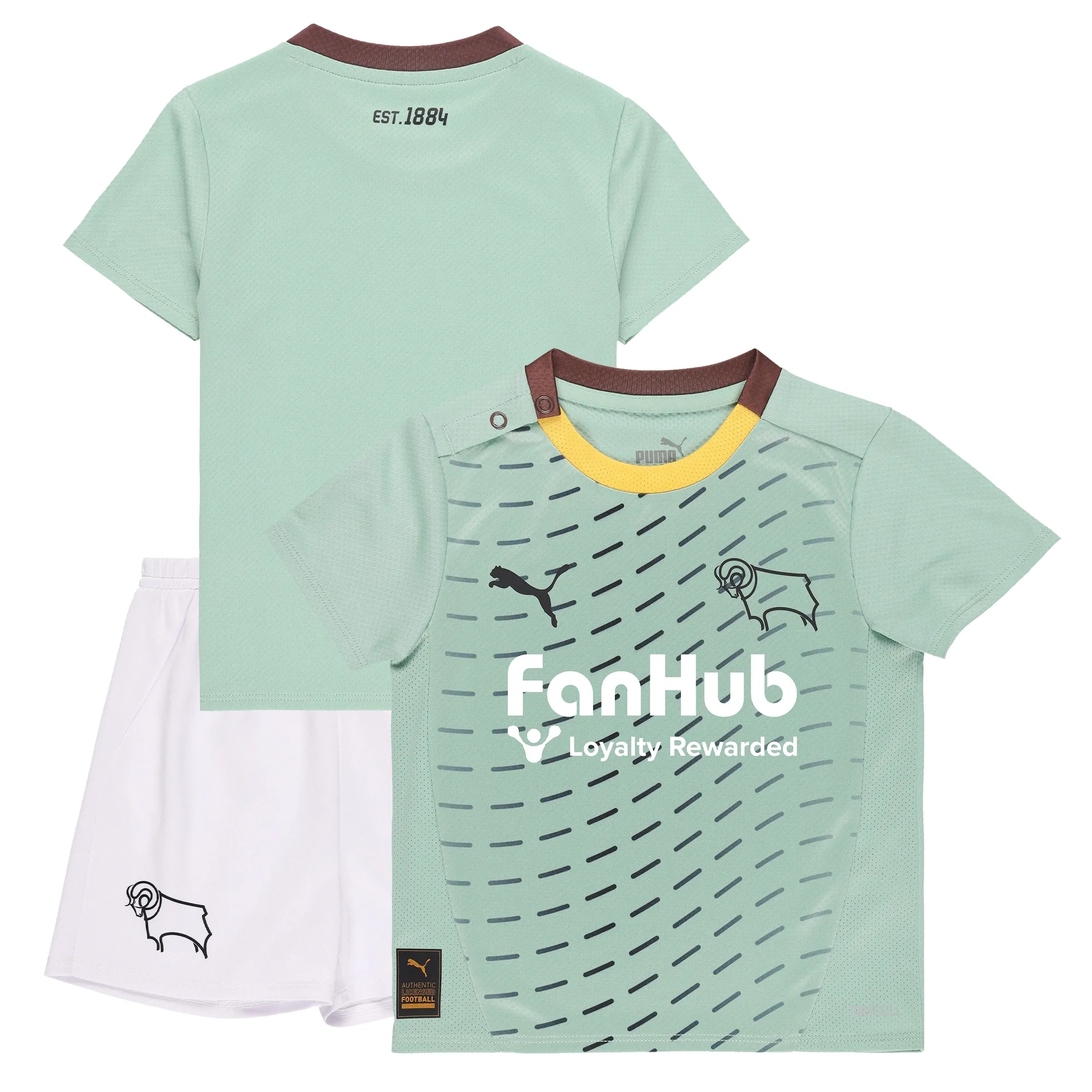 Derby County Puma Away Infants Kit 2024-25