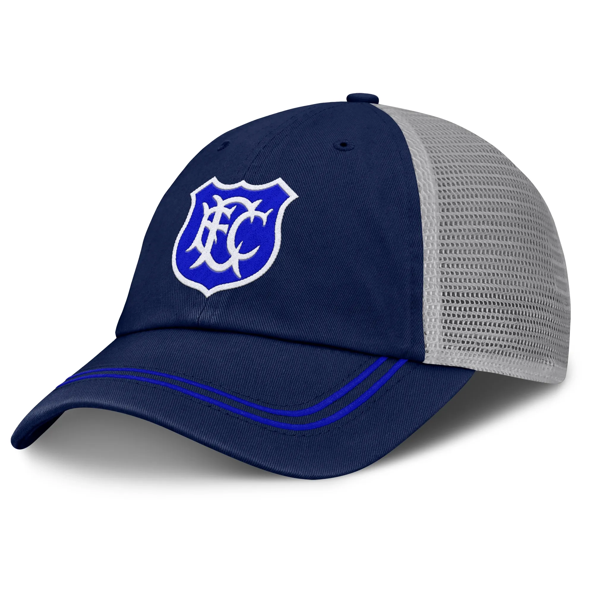 Everton Advantage Unstructured Trucker Cap - Navy - Unisex