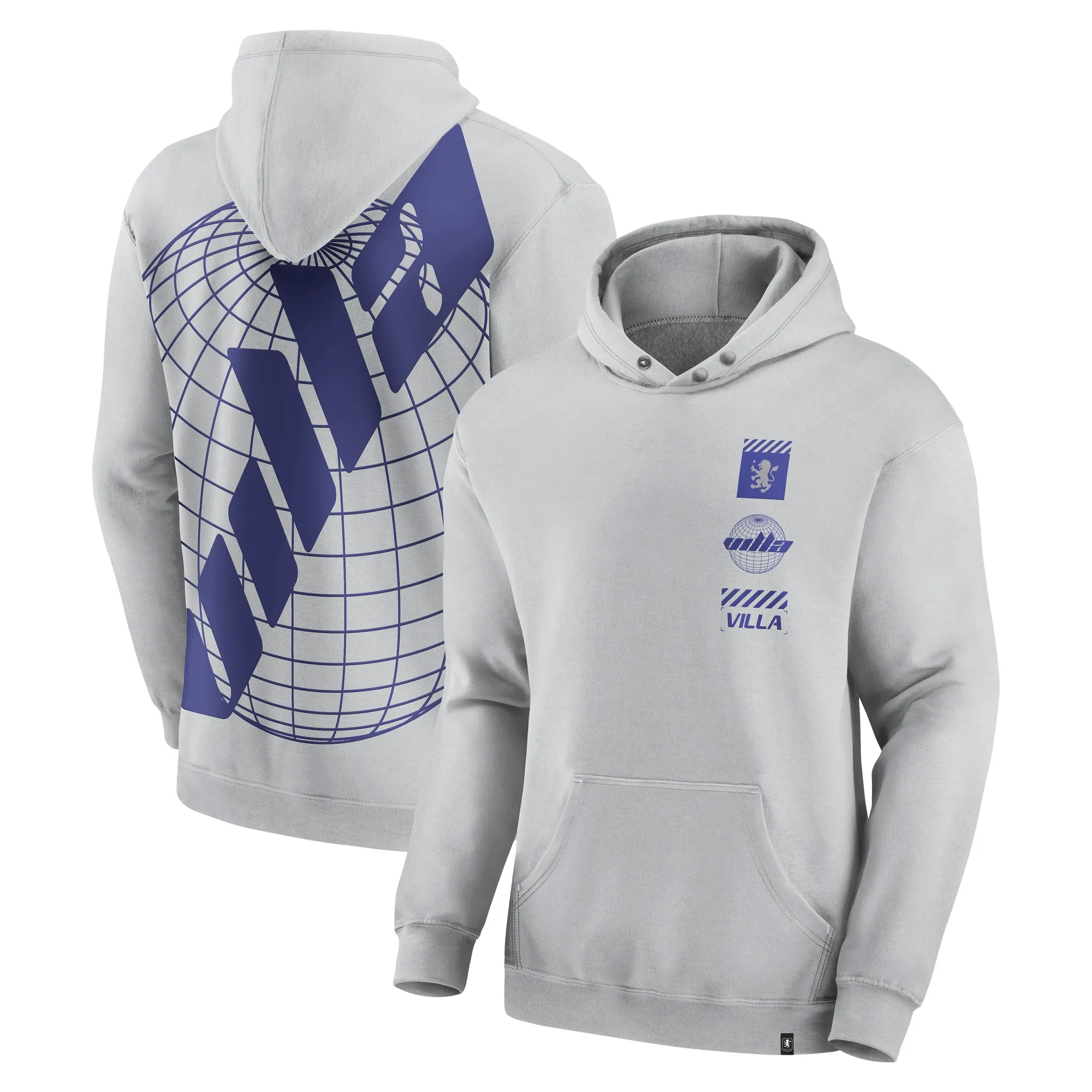 Aston Villa Hoodie - Quiet Grey - Mens