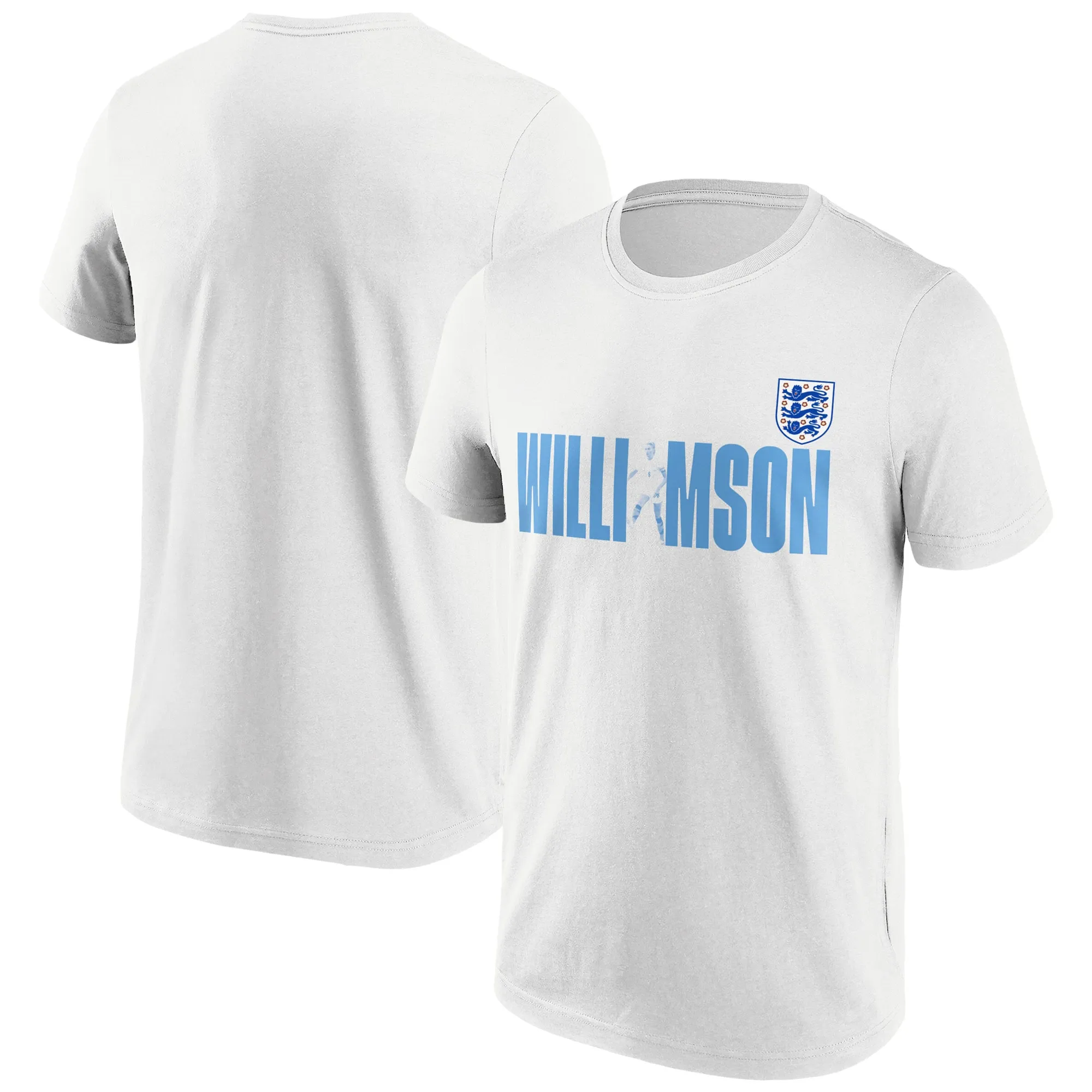 England Williamson Name and Number T-shirt - White - Unisex