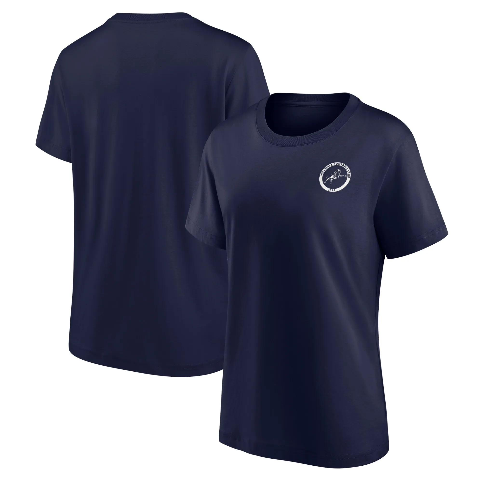 Millwall Essentials Small Crest T-Shirt - Navy - Womens