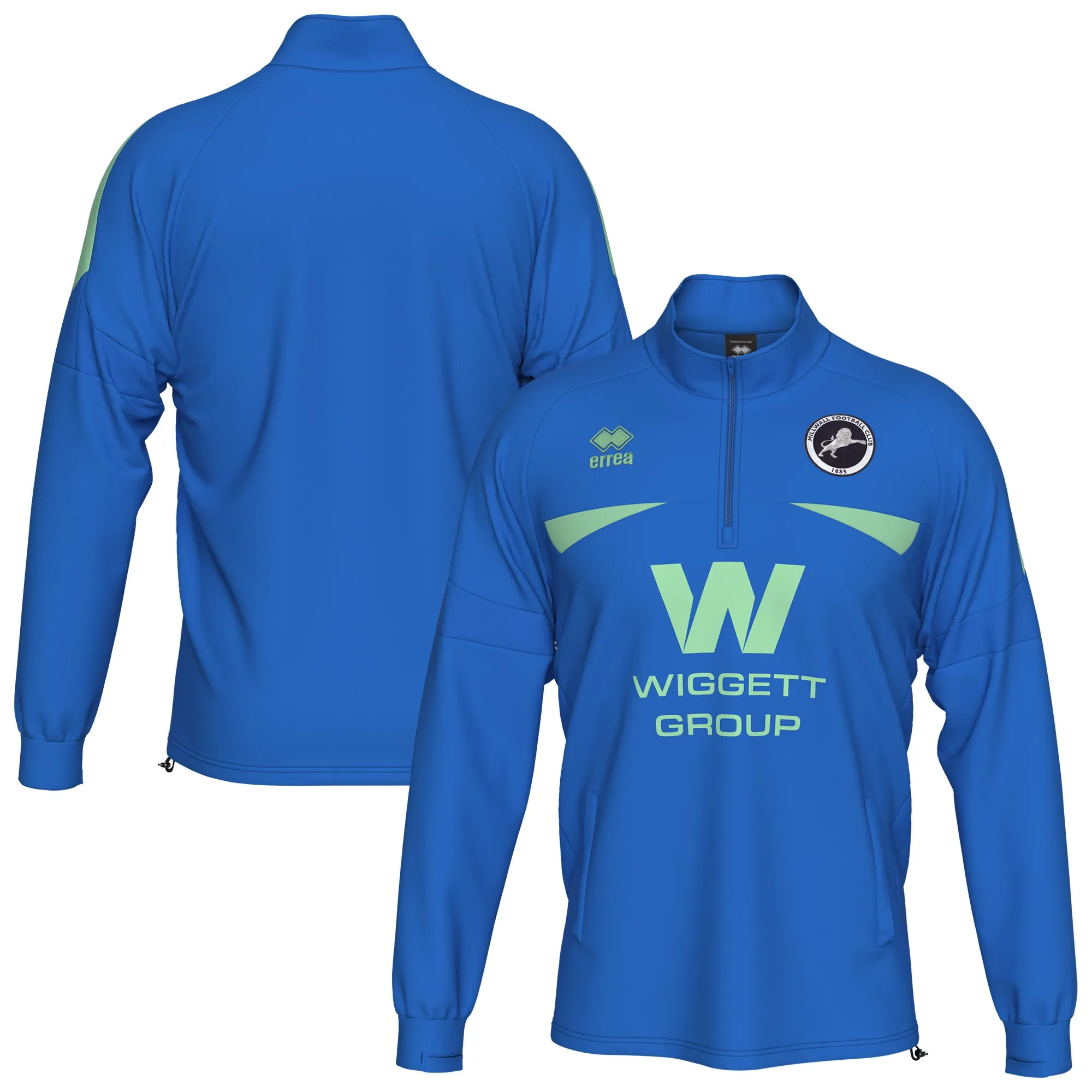Millwall Errea Player Midlayer Training Top - Blue