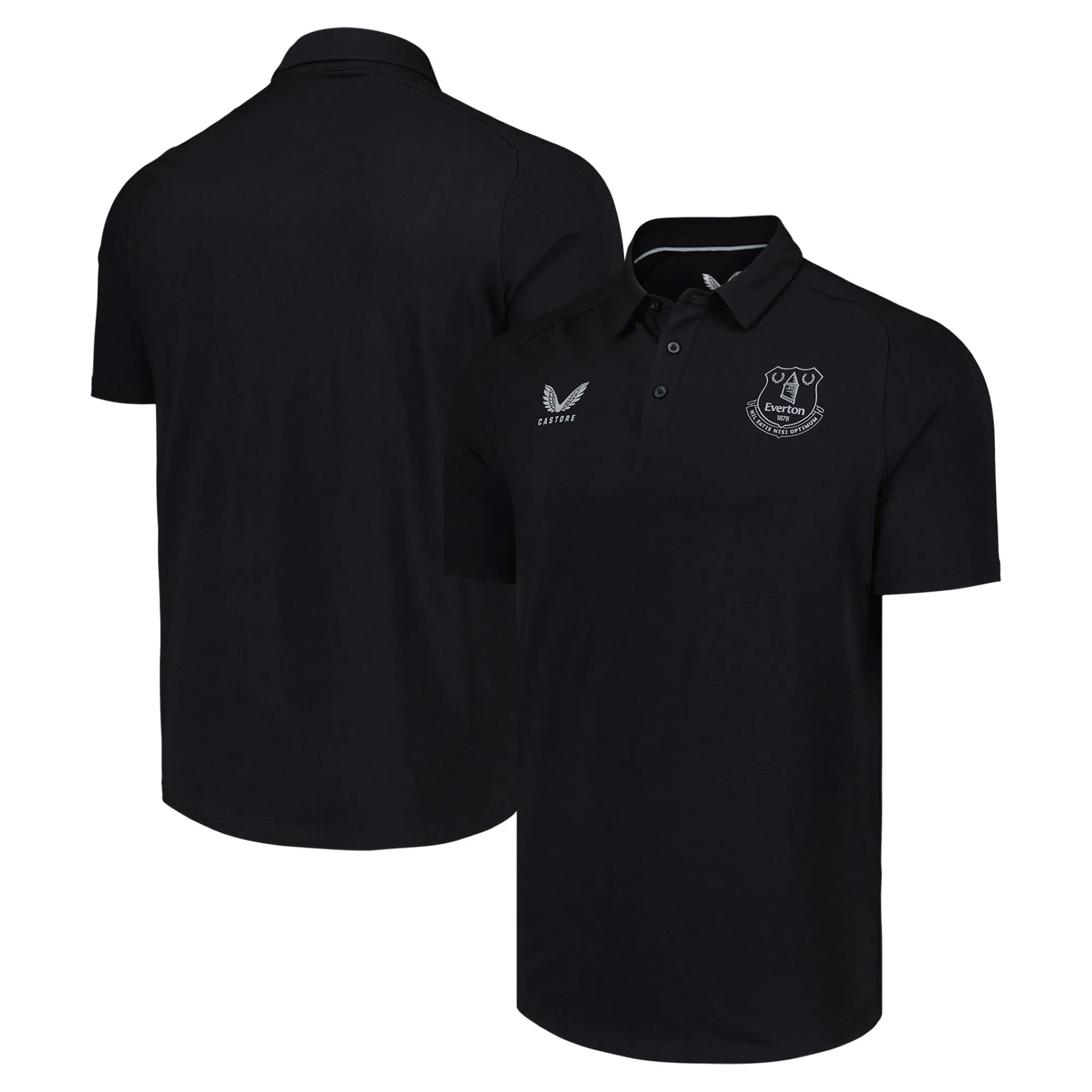 Everton Castore Travel Polo - Black