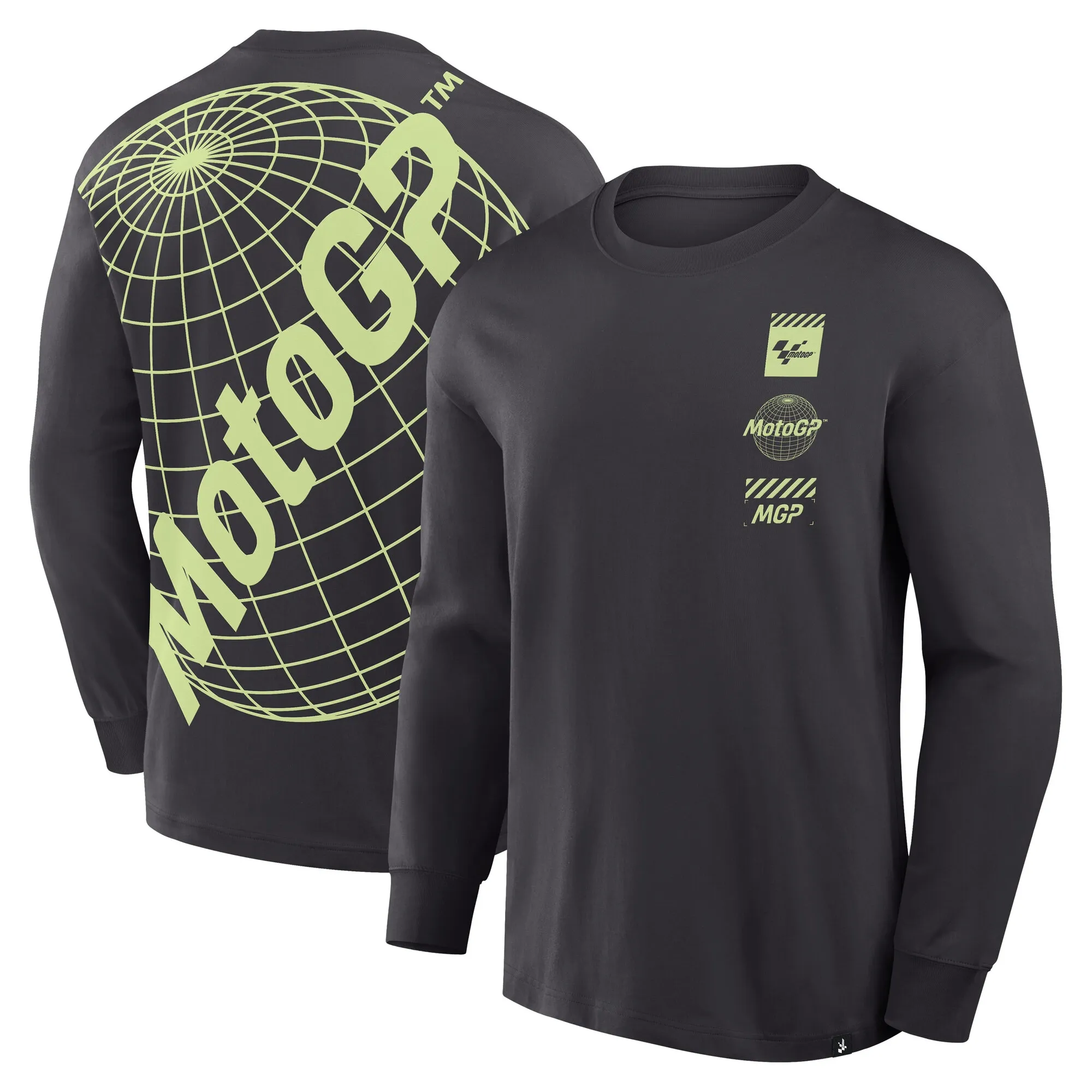 MotoGP Globe Back Print Long Sleeve T-Shirt