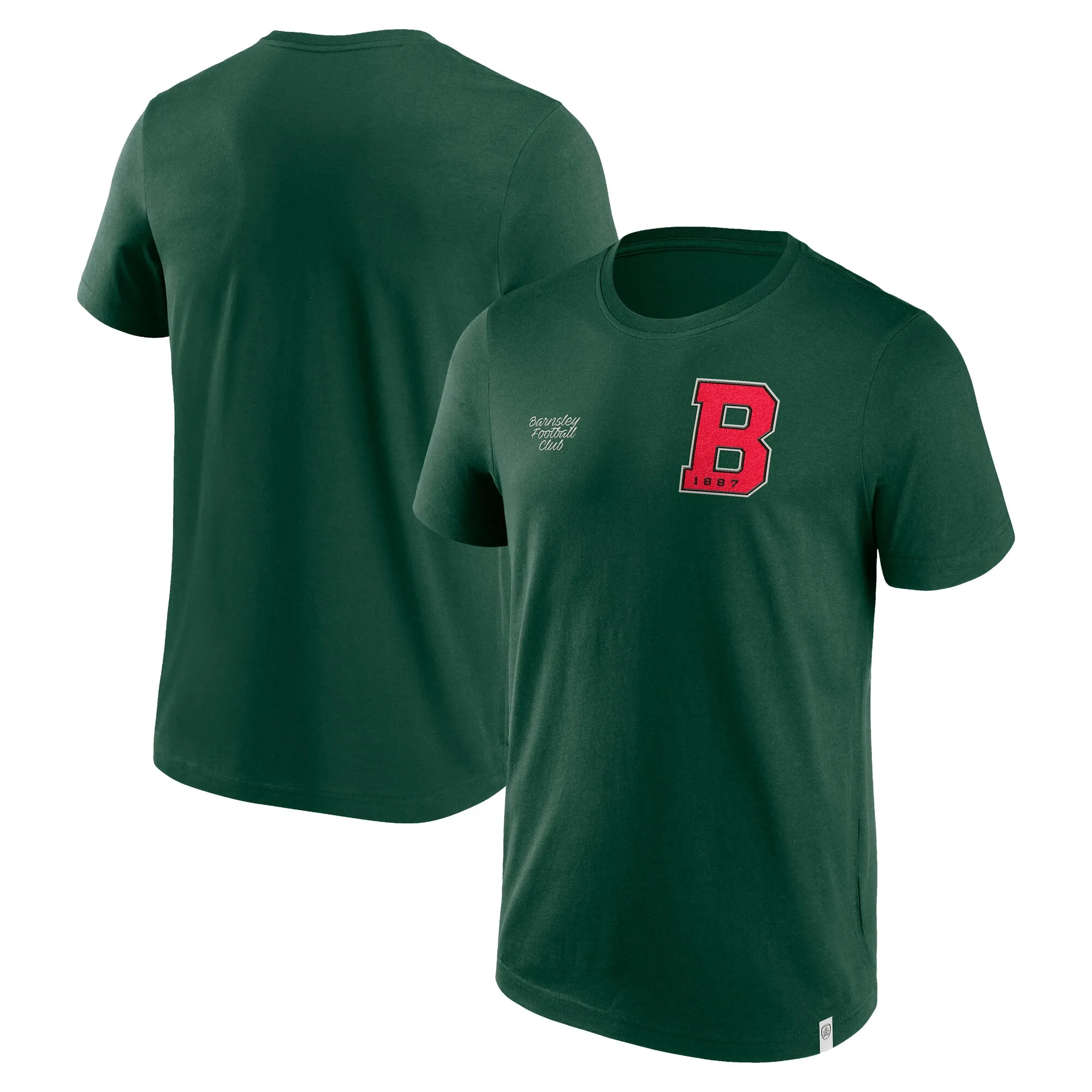 Barnsley Campus Icons Graphic T-Shirt - Dark Green - Mens