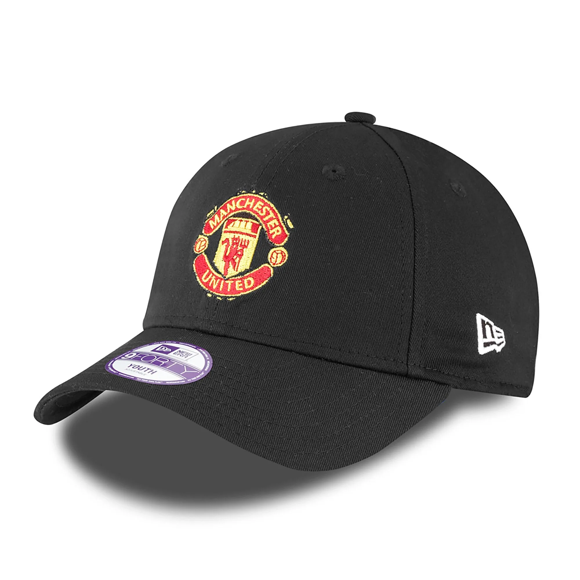 Manchester United New Era 9FORTY Adjustable Cap - Black - Kids