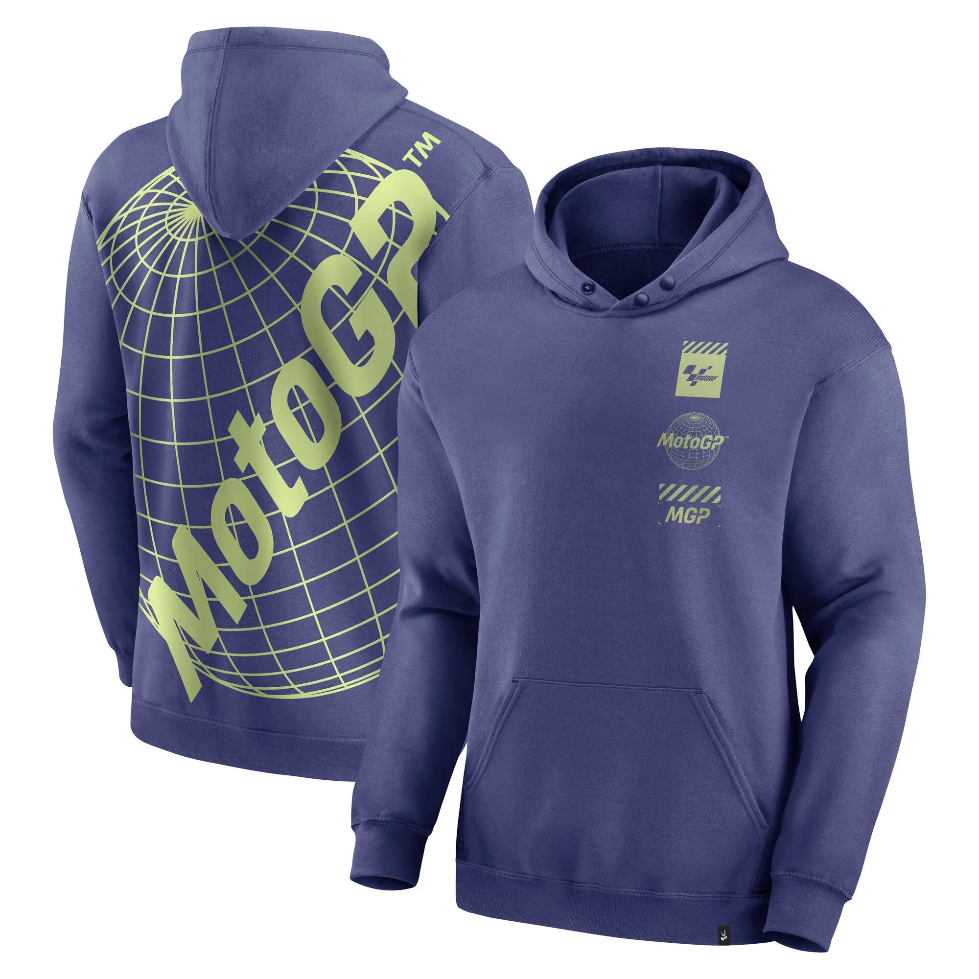 MotoGP Globe Back Print Overhead Hoodie