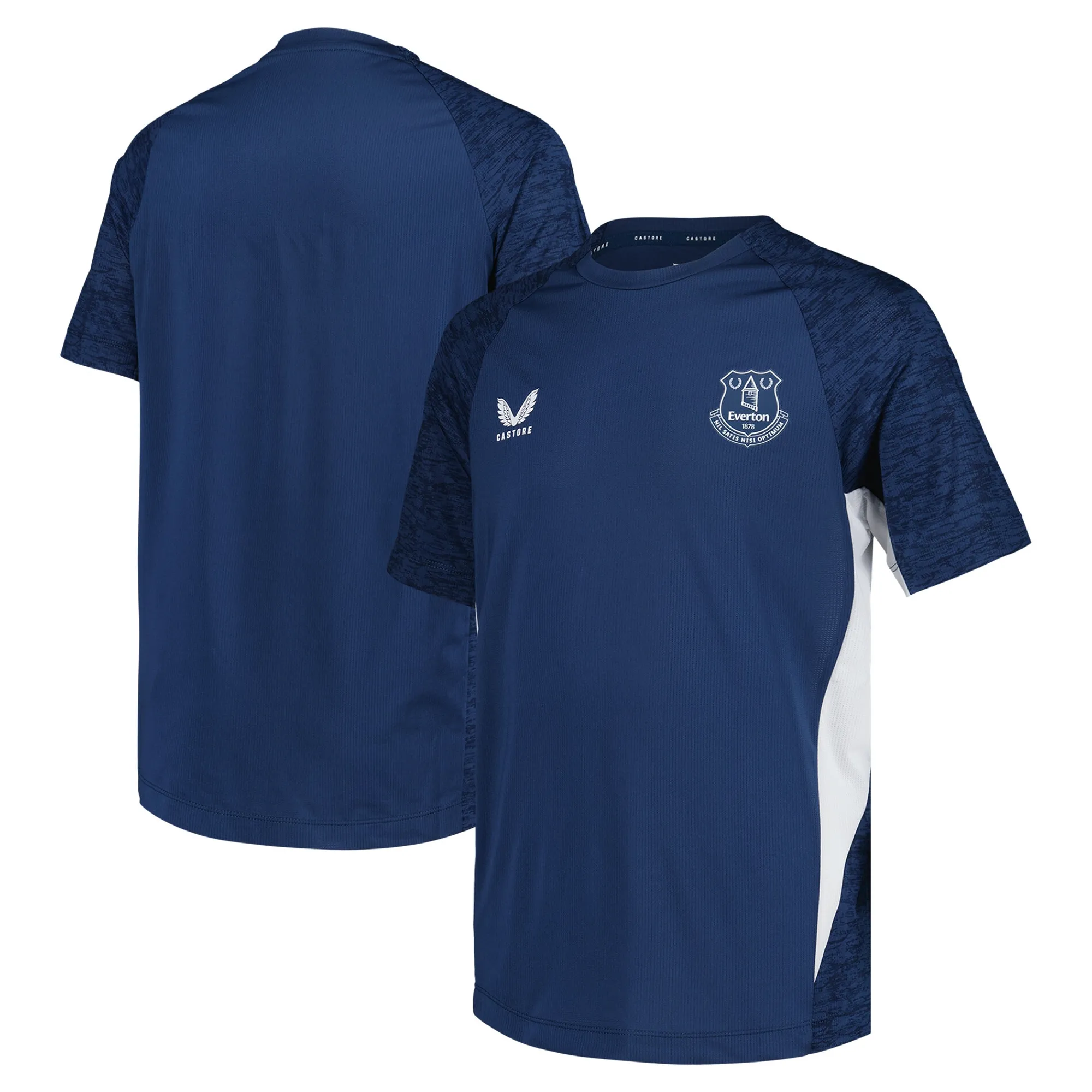 Everton Castore Coaches Training Top - Navy - Kids