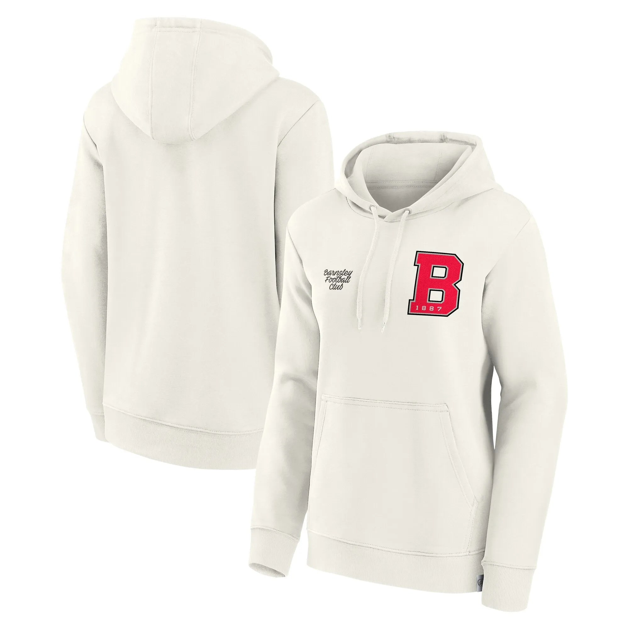 Barnsley Campus Icons Graphic Hoodie - Signature Off White - Womens