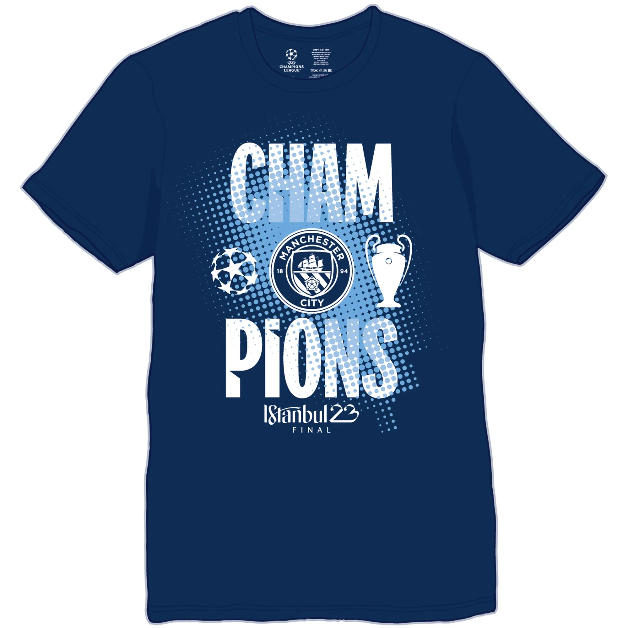 UEFA Champions League Winners T-Shirt - Navy - Mens