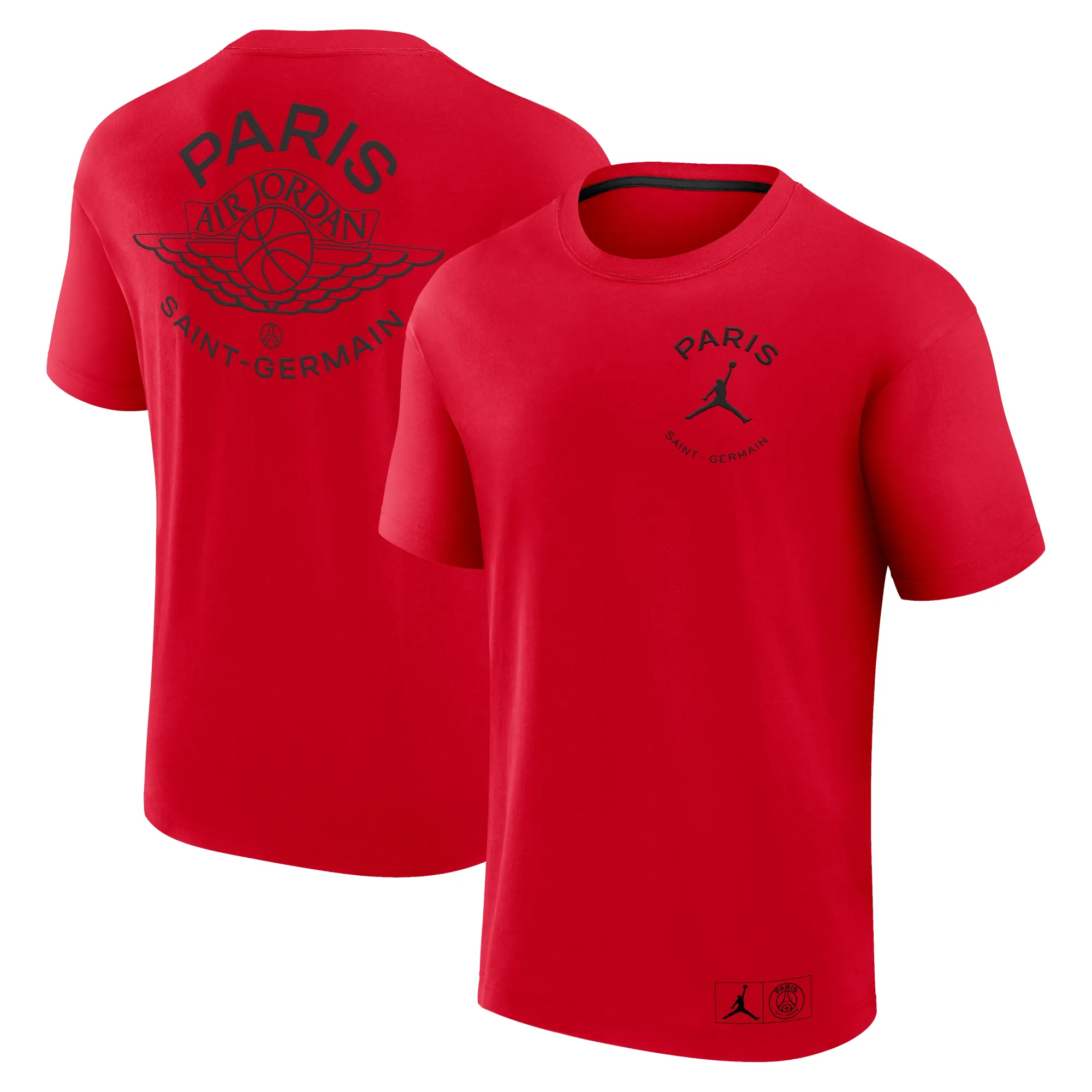 PSG x Jordan Wings Logo T-Shirt - Red
