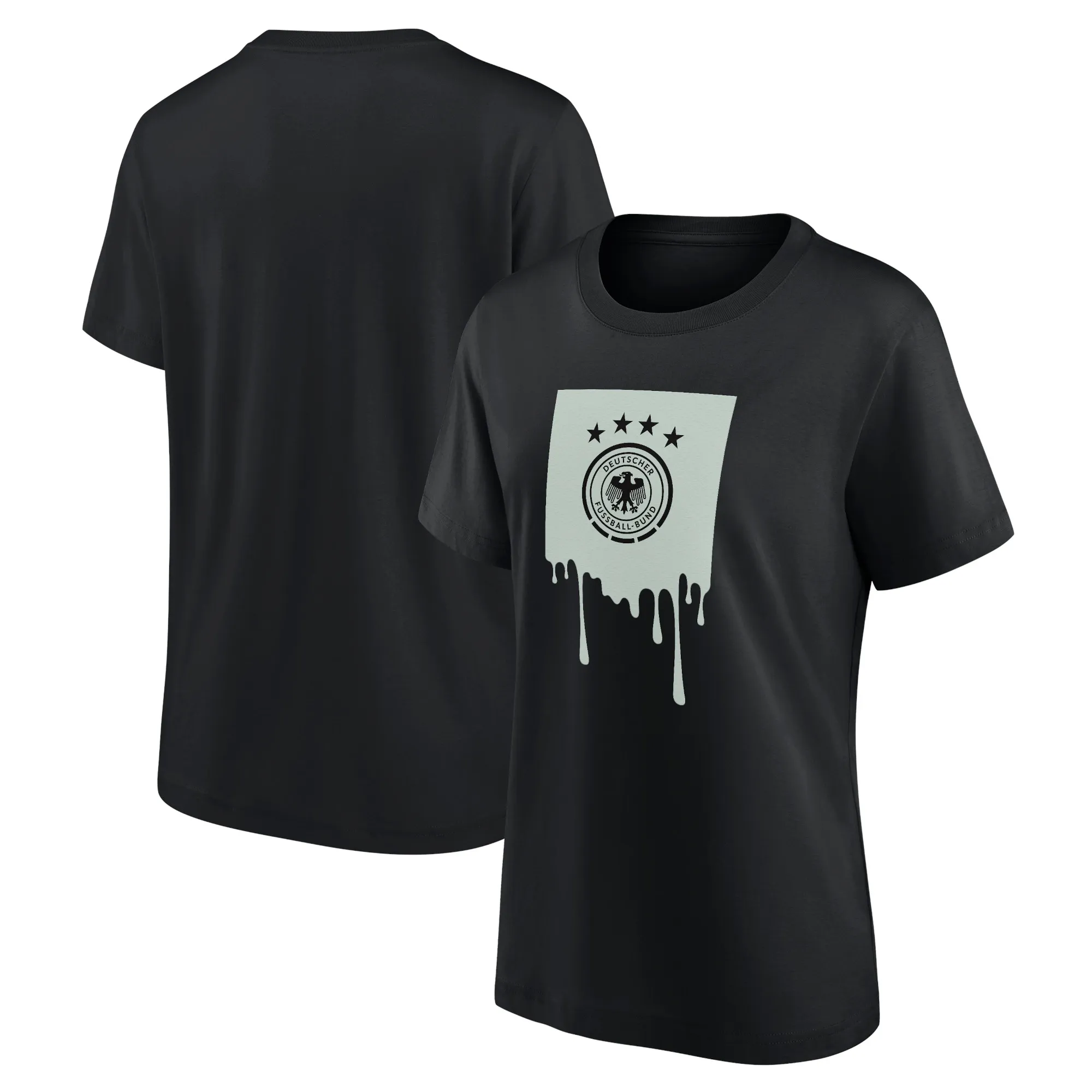 DFB Liquify Graphic T-Shirt - Black - Womens