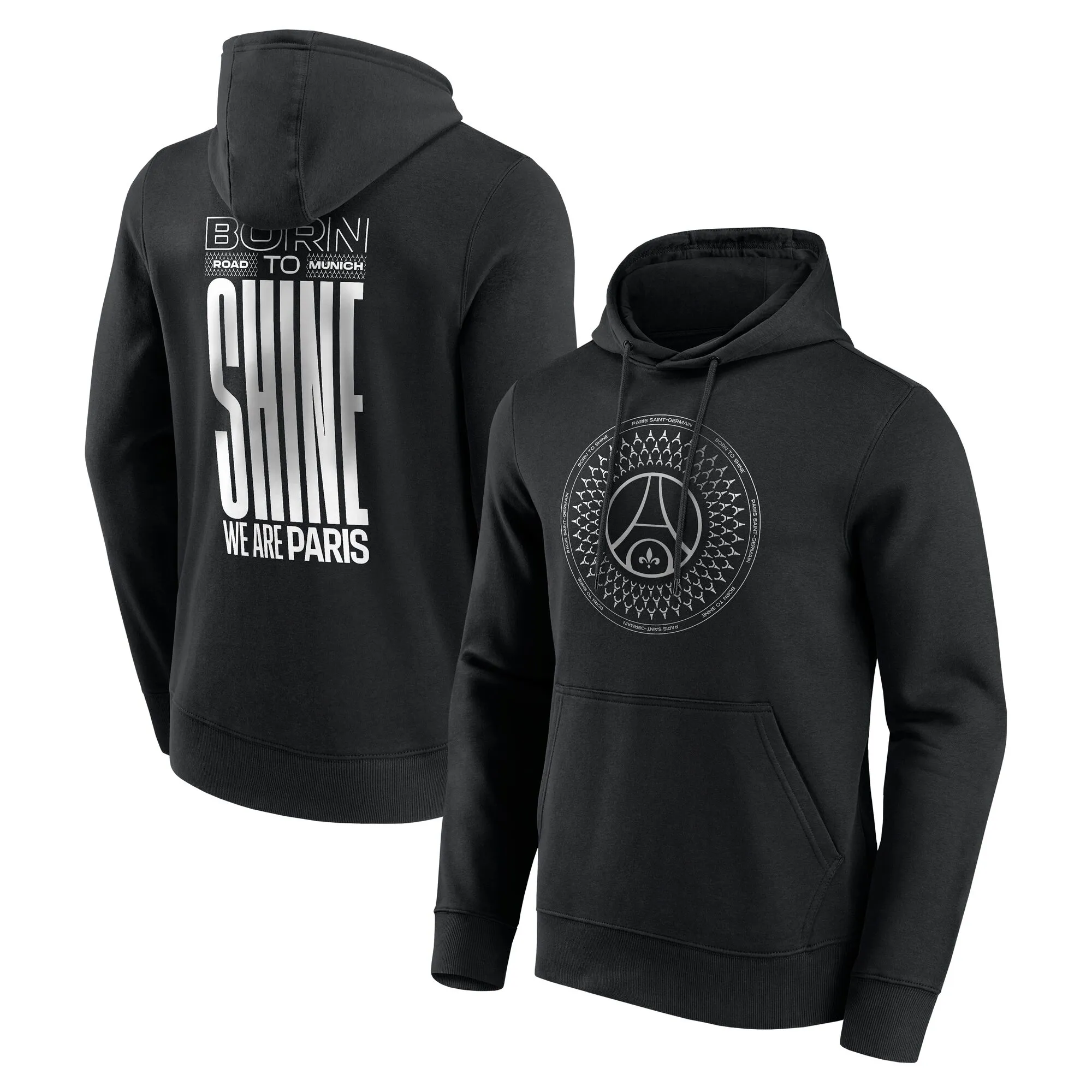 PSG Road to Munich Graphic Hoodie - Black - Unisex