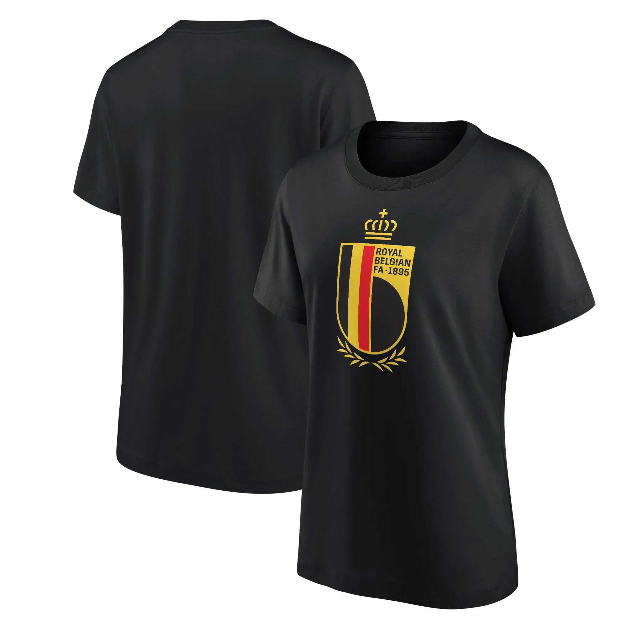Belgium FA Primary Logo Graphic T-Shirt - Black - Womens