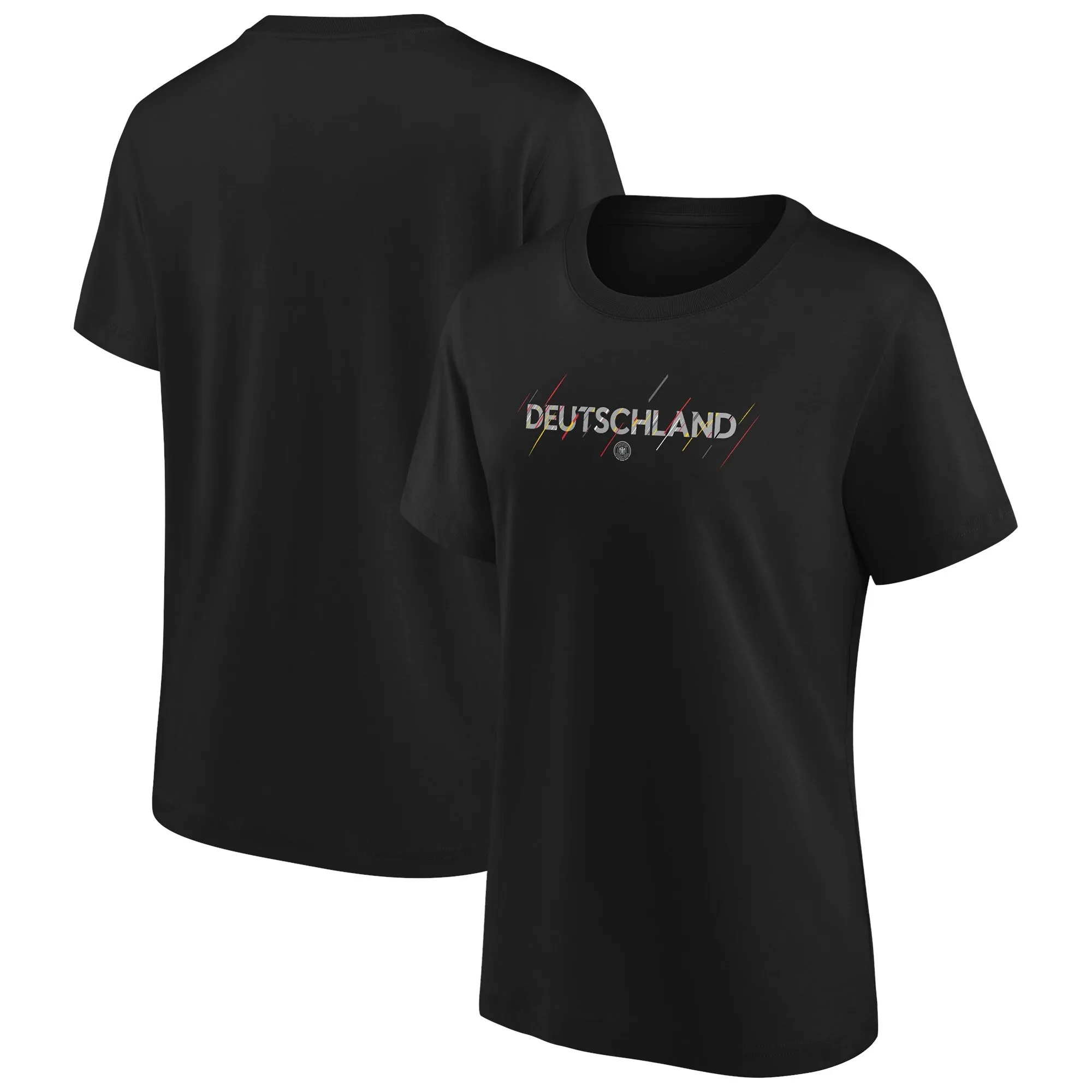 DFB Etch Wordmark Graphic T-Shirt - Black - Womens