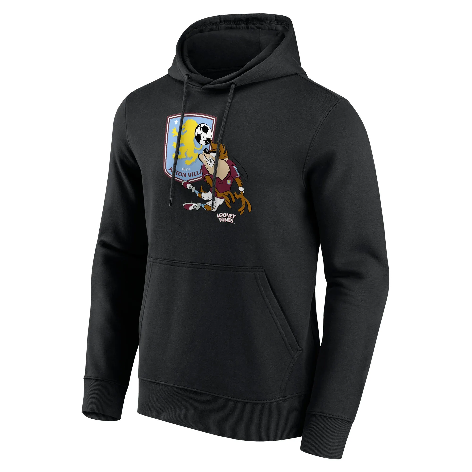 Aston Villa Looney Tunes Taz Graphic Hoodie - Black - Mens