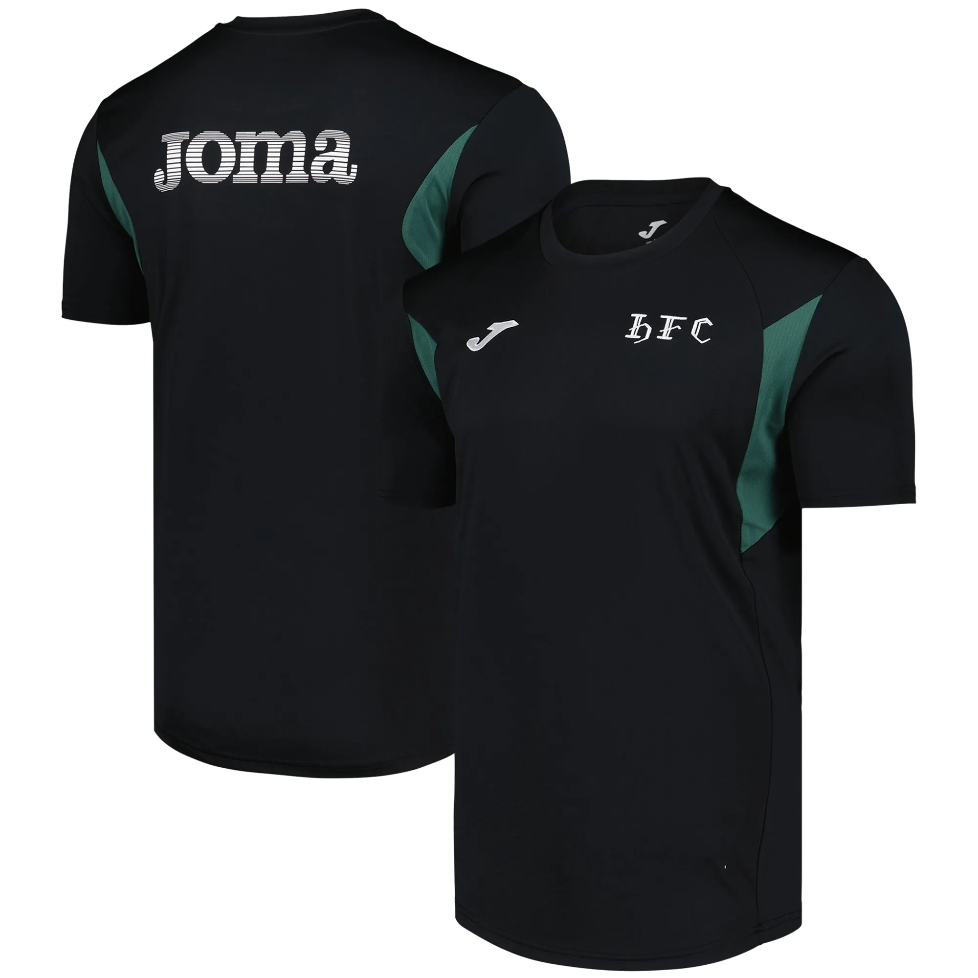 Hibernian Joma Coaches Training Top - Black