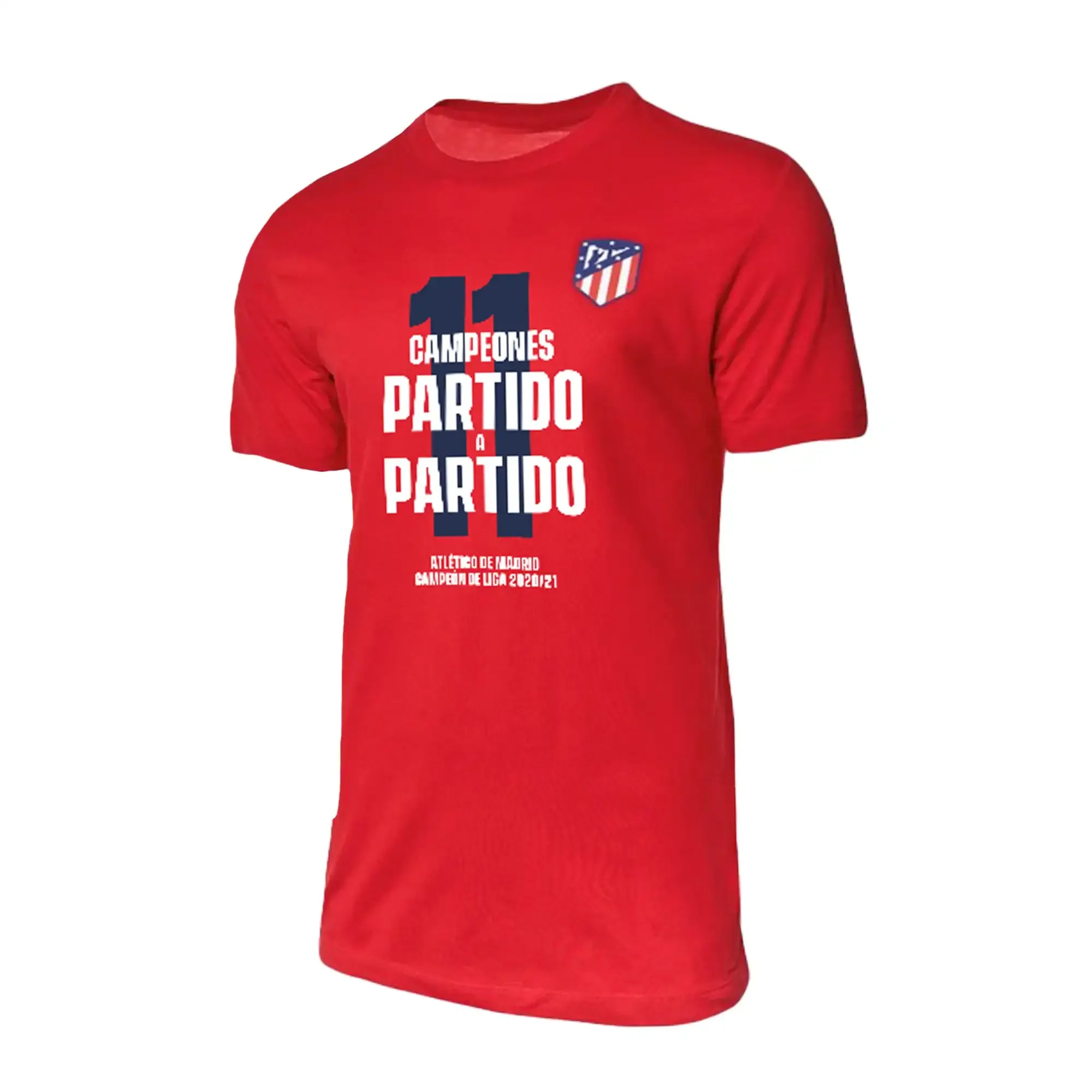 Atlético de Madrid La Liga 2021 Campeones T-Shirt - Red - Kids