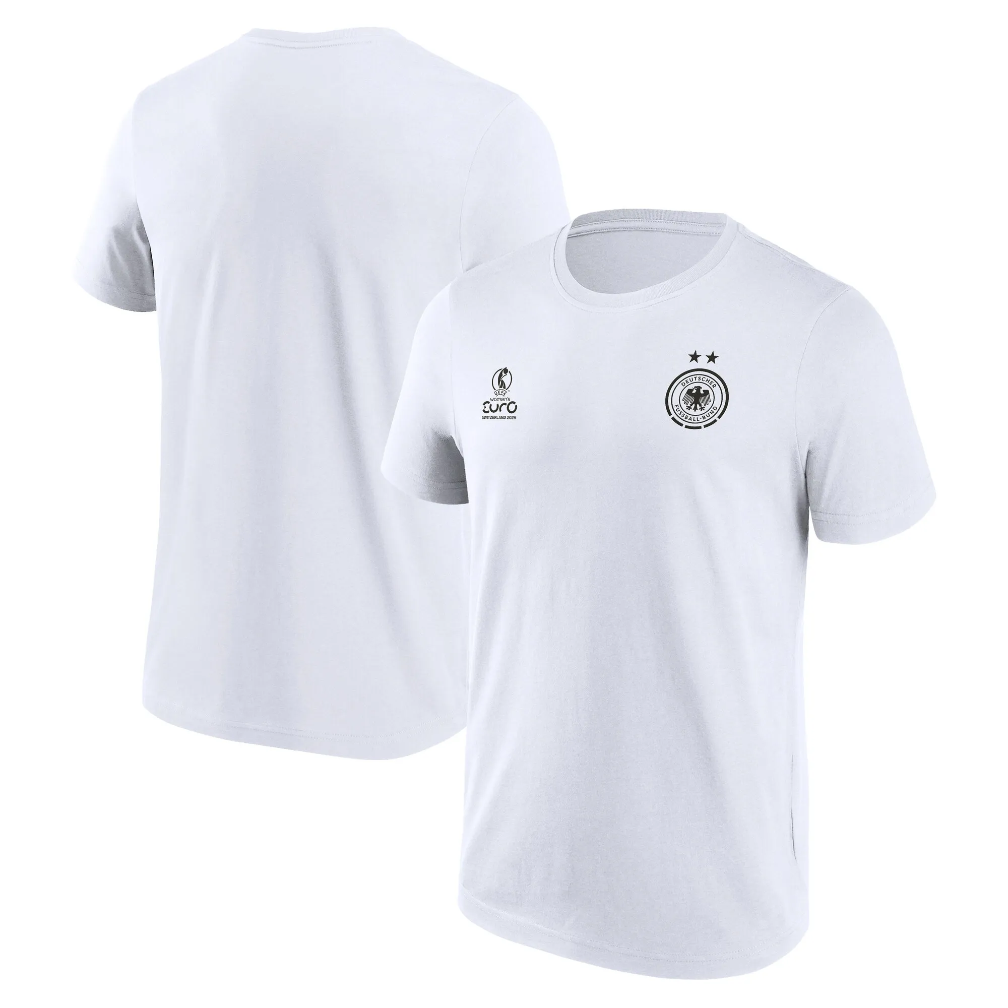 Germany x UEFA Women's Euros 2025 Graphic T-Shirt - White - Mens