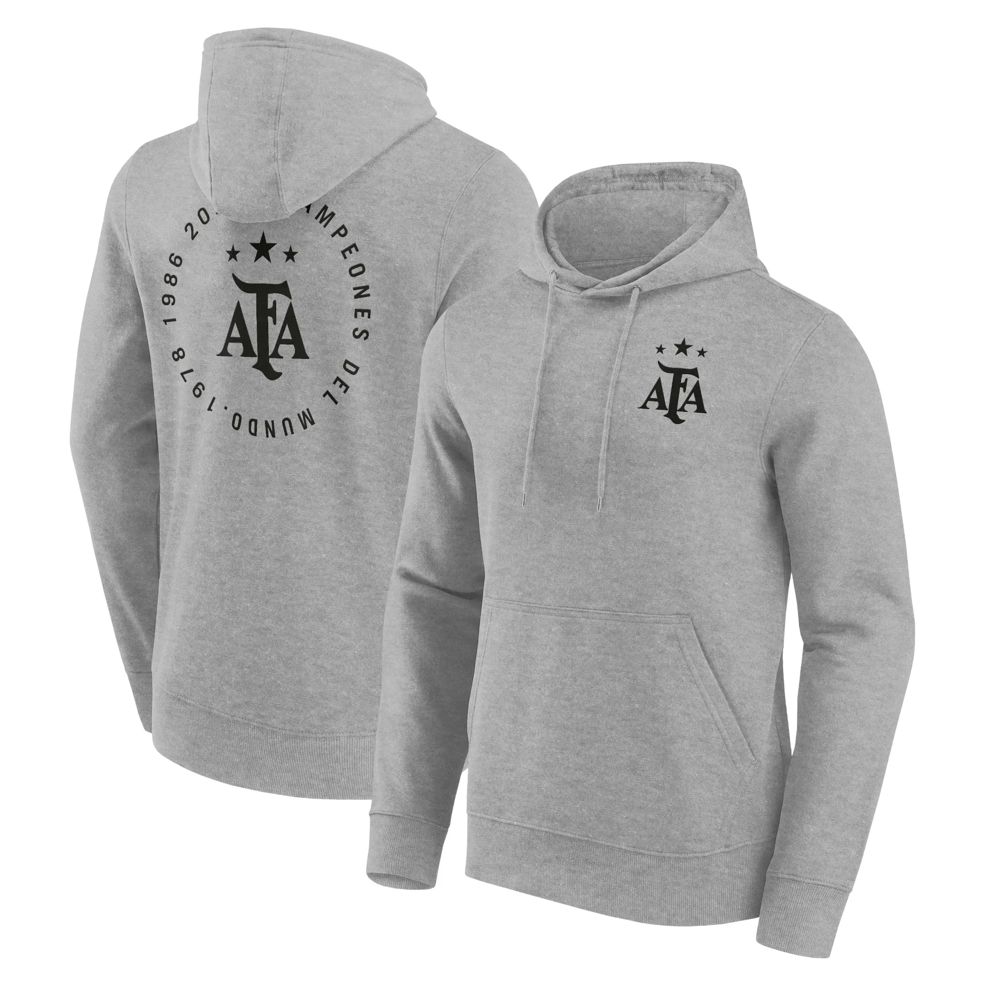 Argentina Loop Graphic Hoodie - Sports Grey - Mens