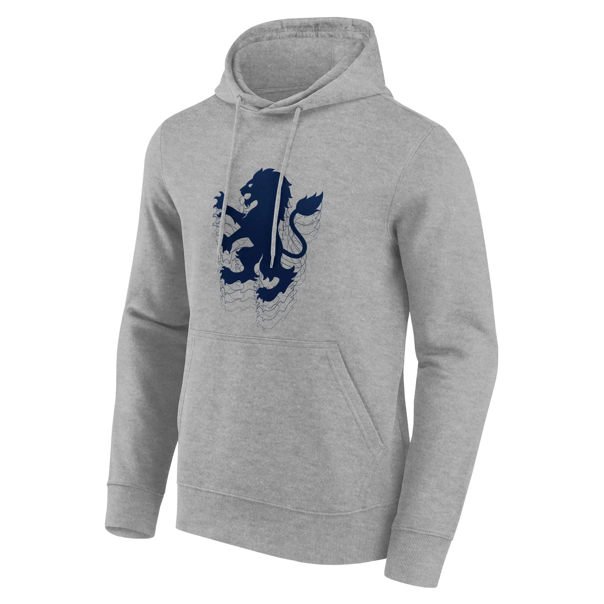Aston Villa Ripple Graphic Hoodie - Sports Grey - Mens