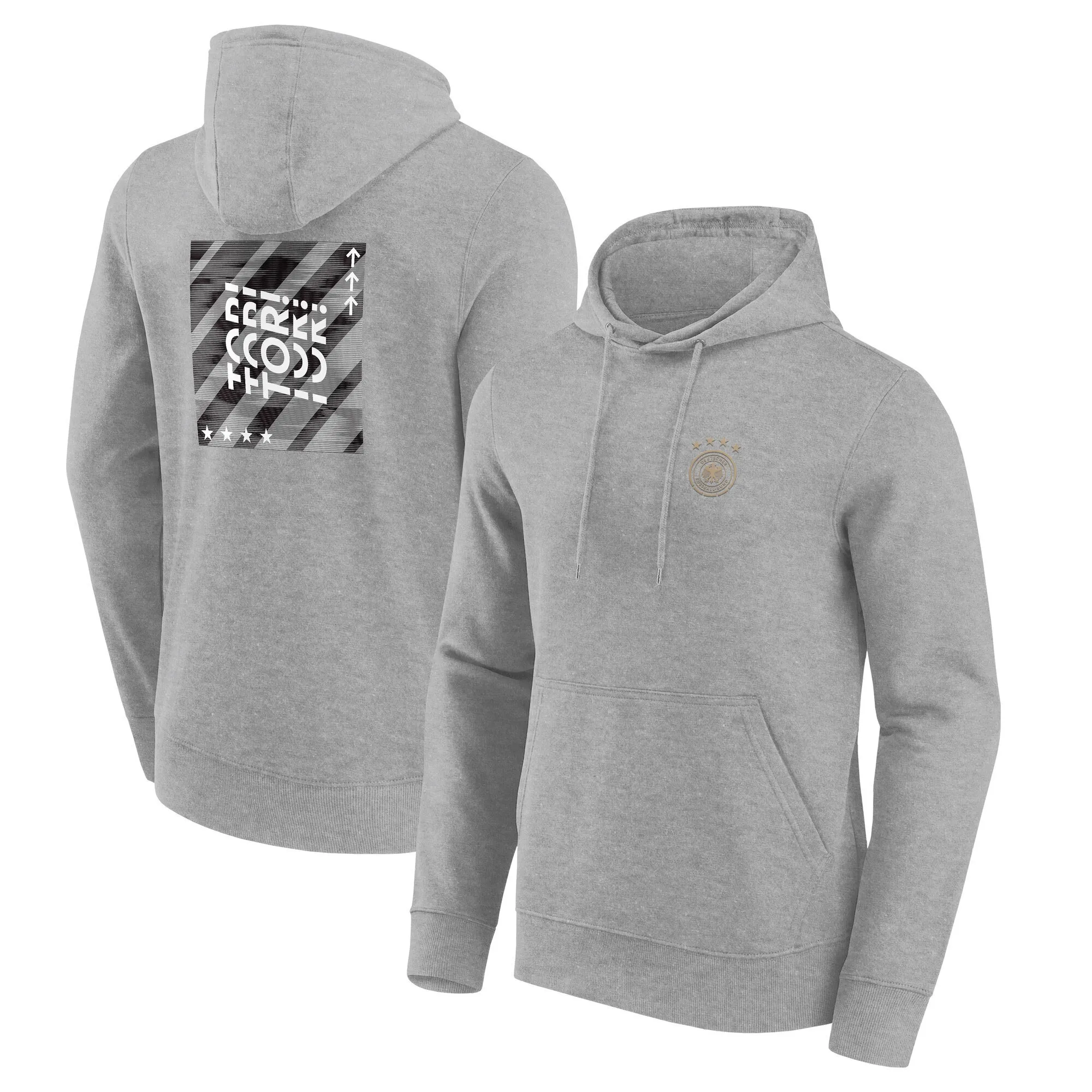 DFB Next Level Graphic Hoodie - Sports Grey - Mens